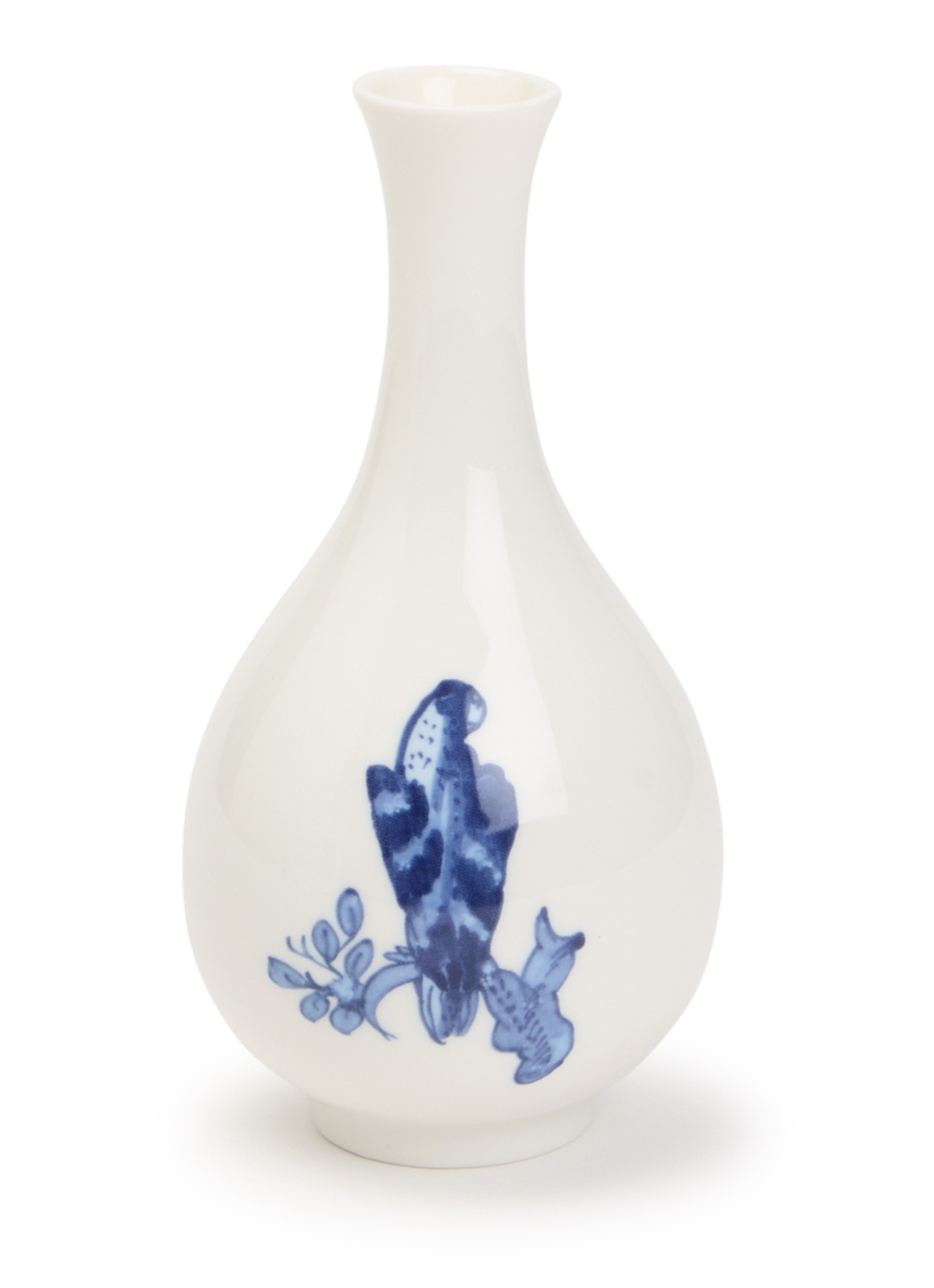 POLSPOTTEN Bird Small vaas 17 cm  - voorkant geel