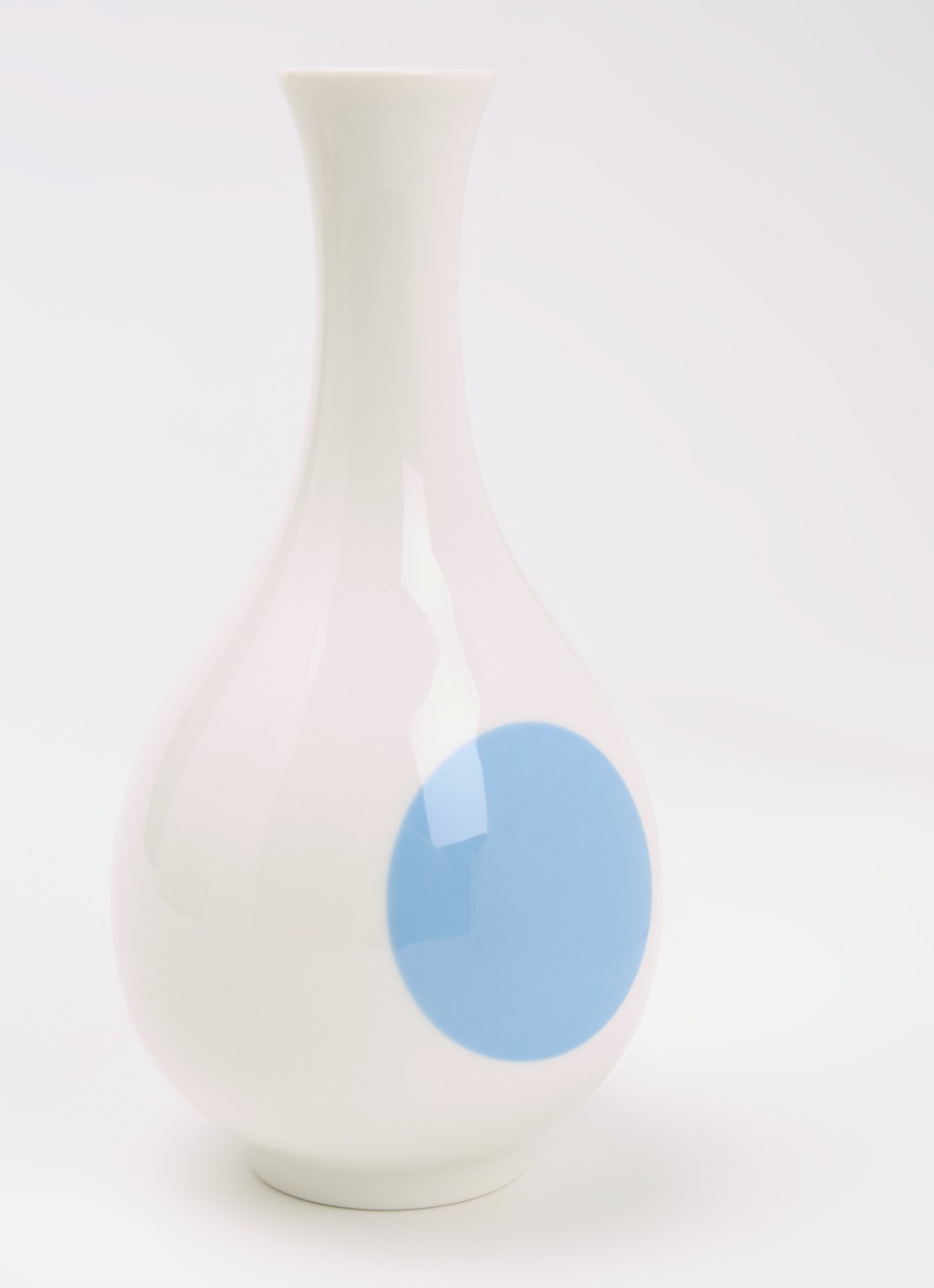 POLSPOTTEN Bird Small vaas 17 cm  - detail 2 donkerblauw