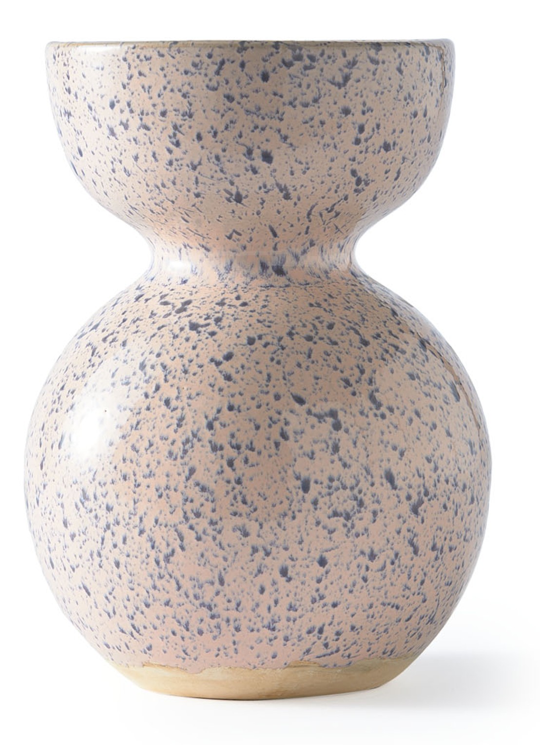 POLSPOTTEN Boolb M vaas 32 cm - voorkant donkerbeige