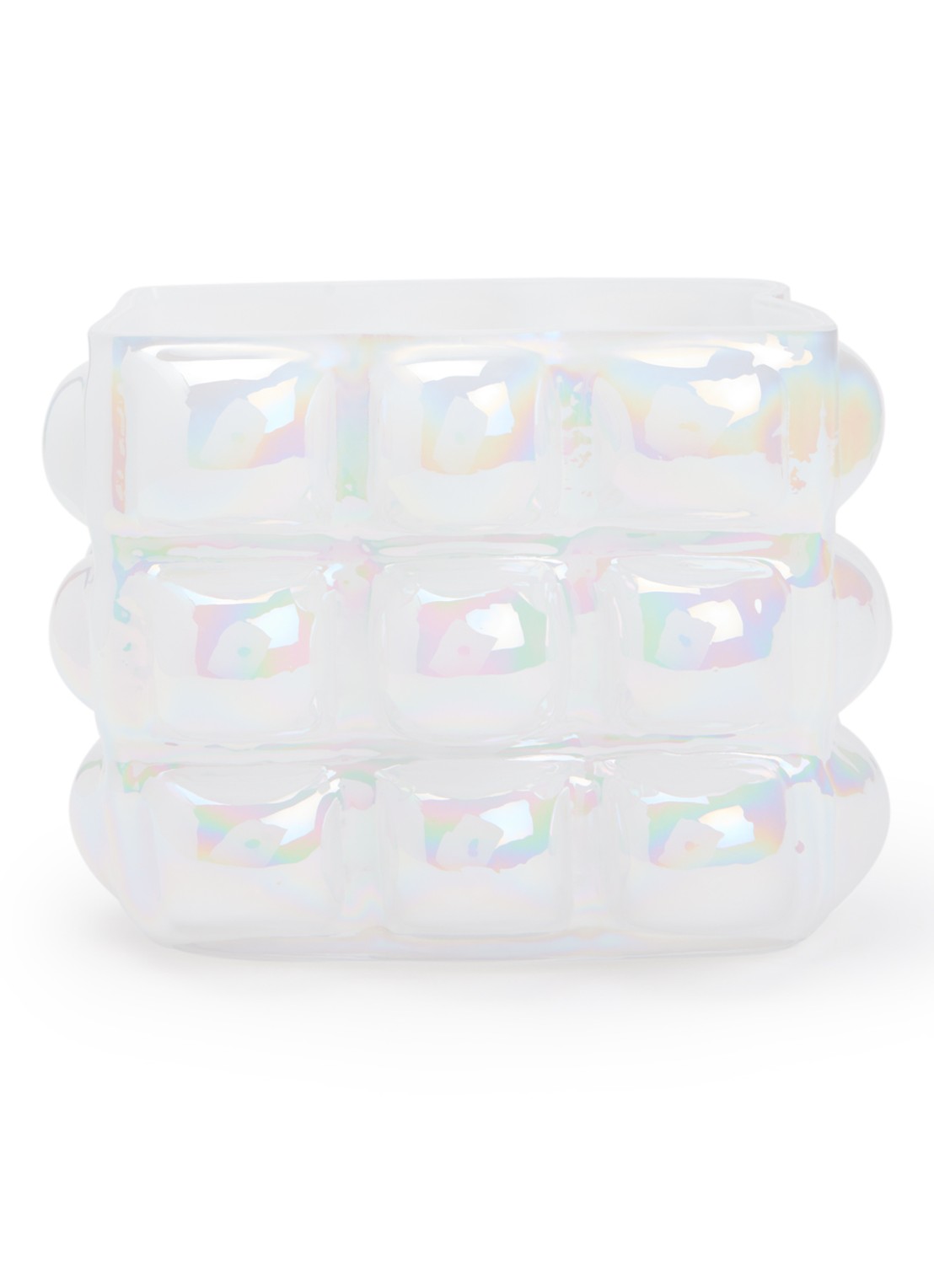 POLSPOTTEN Bubble S vaas 17,5 cm  - voorkant wit