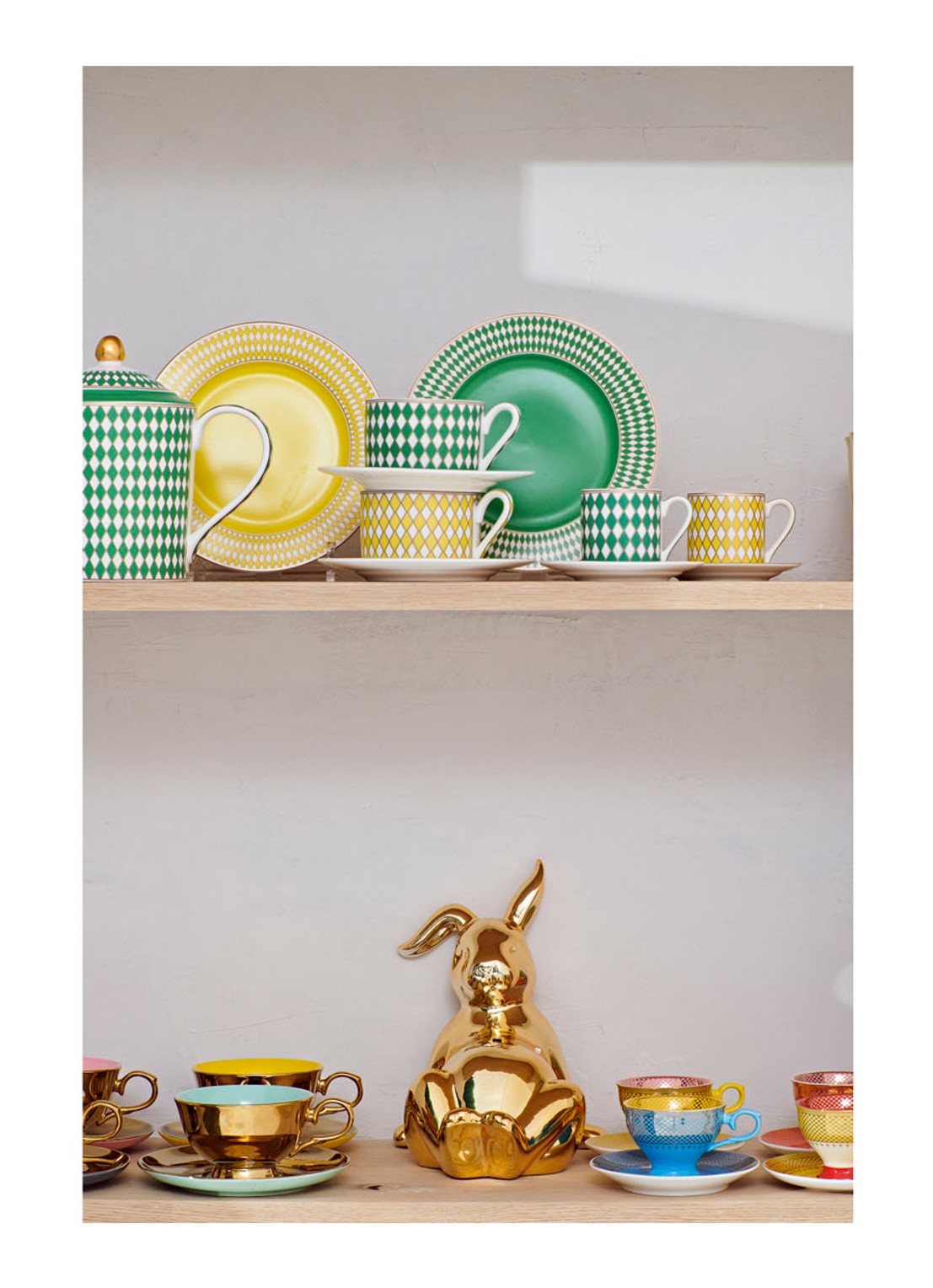 POLSPOTTEN Bunny Belly spaarpot - detail goud