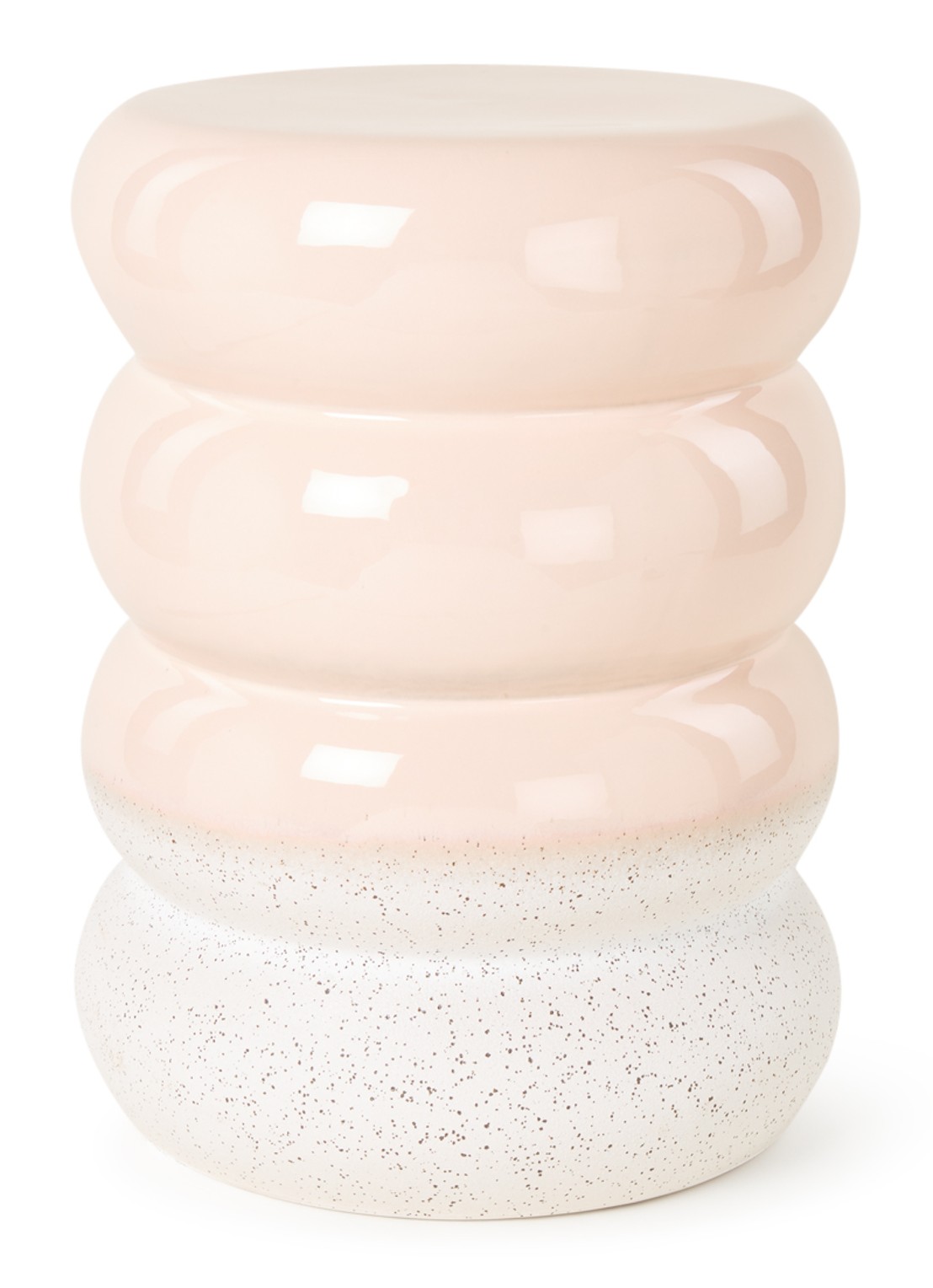 POLSPOTTEN Chubby kruk 34 cm - voorkant lichtroze
