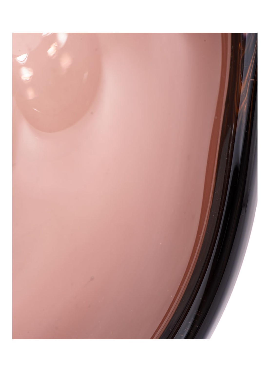 POLSPOTTEN Clear Brown Eye schaal L 46 cm - detail bruin