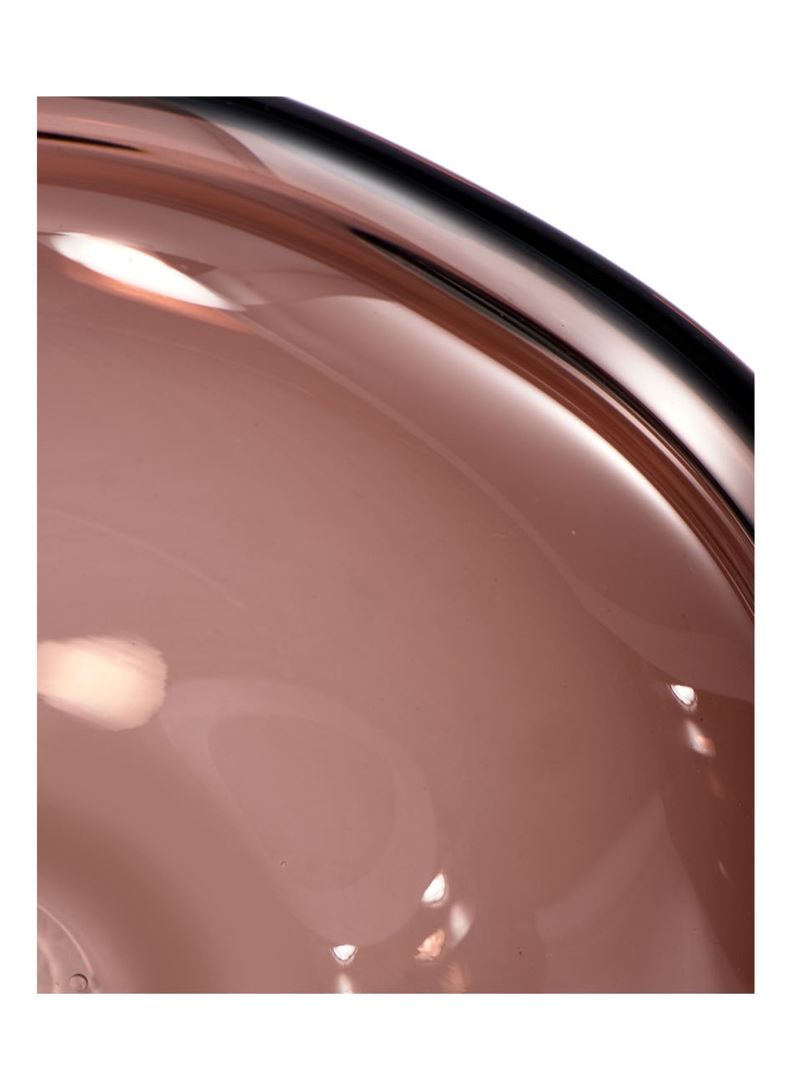 POLSPOTTEN Clear Brown Eye schaal L 46 cm - detail 3 bruin