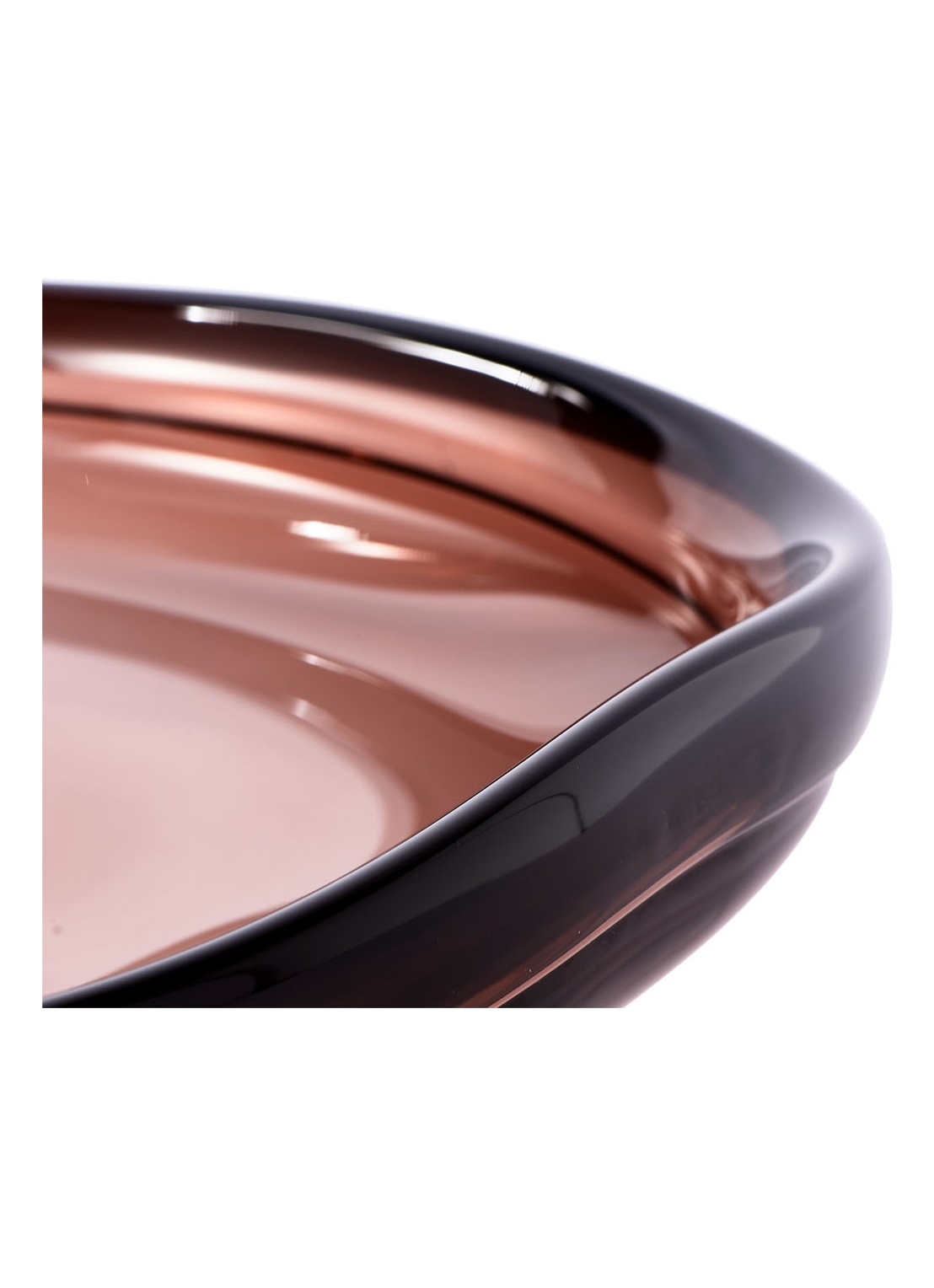 POLSPOTTEN Clear Brown Eye schaal L 46 cm - detail 5 bruin
