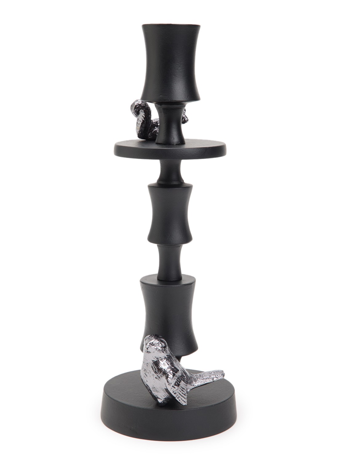 POLSPOTTEN Climbing Pole M kandelaar 29 cm - voorkant zwart