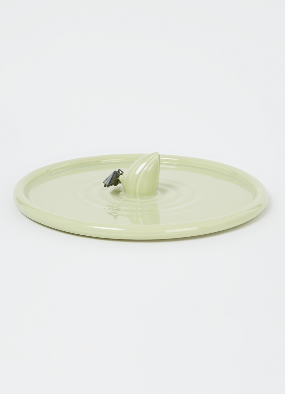 POLSPOTTEN Diving Duck serveerplank 40 cm - detail 3 groen