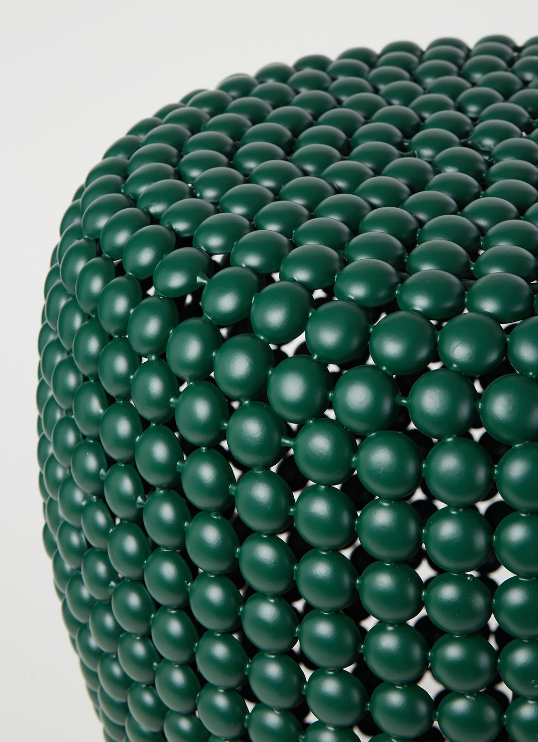 POLSPOTTEN Dot kruk mat 40 cm - detail 3 groen