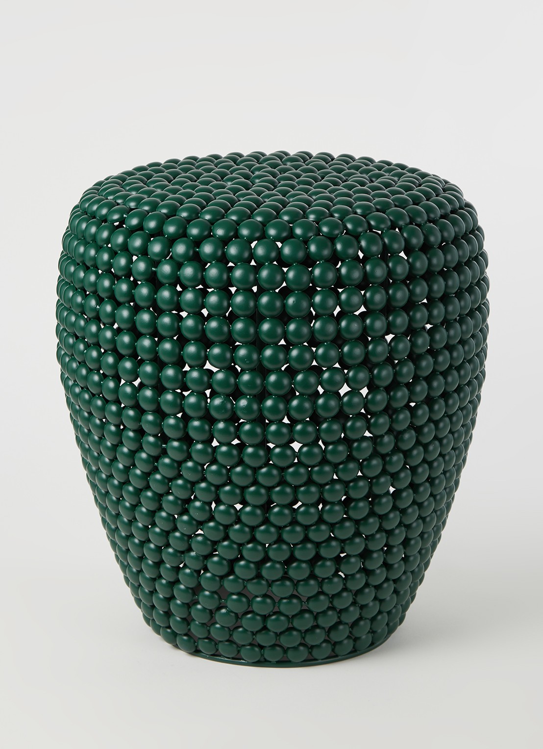 POLSPOTTEN Dot kruk mat 40 cm - voorkant 2 groen