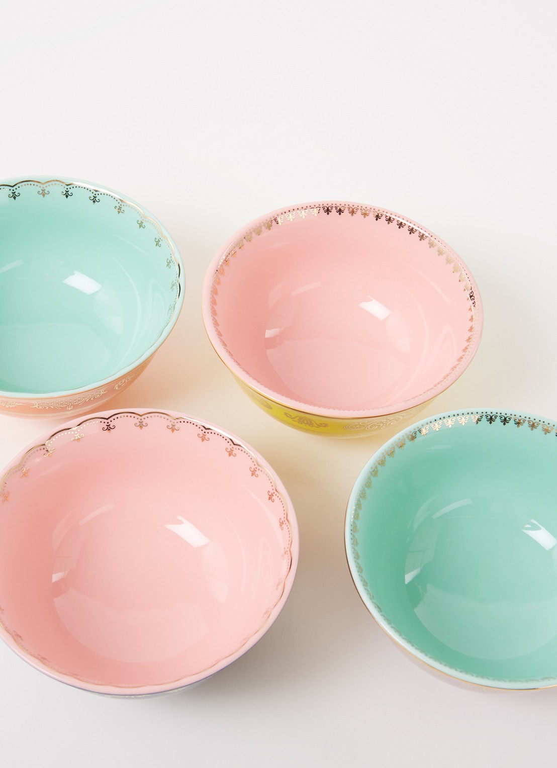 POLSPOTTEN Grandpa S kom set van 4  - detail multicolor