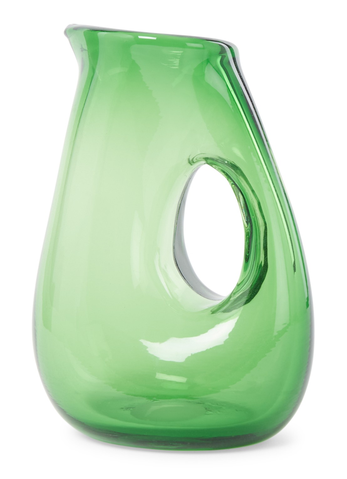 POLSPOTTEN Karaf 0,85 liter  - voorkant groen