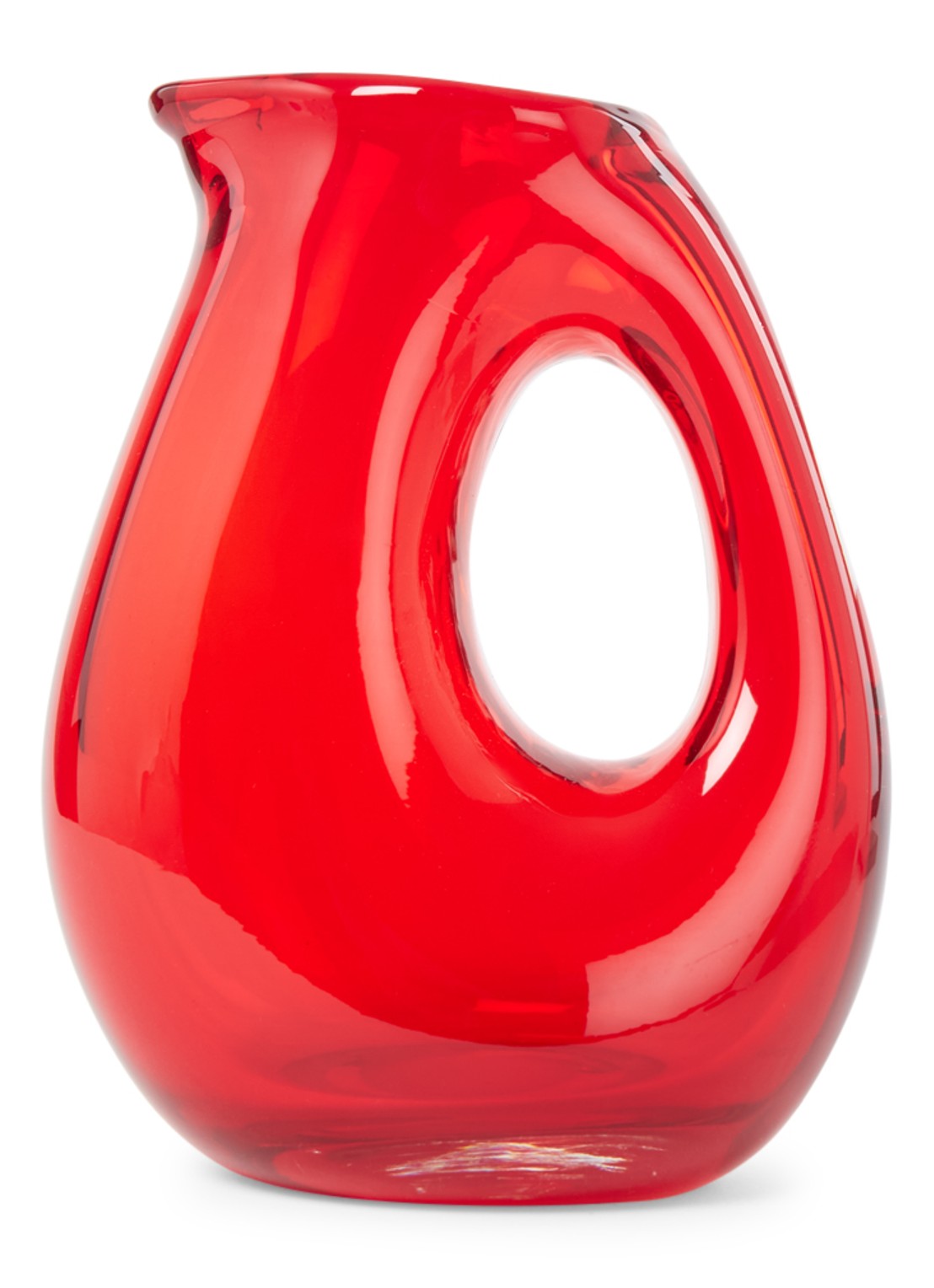 POLSPOTTEN Karaf 0,85 liter  - voorkant rood