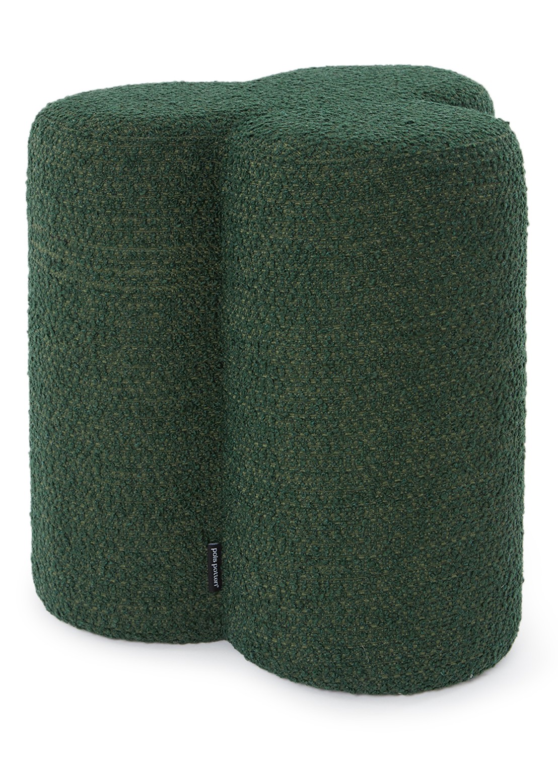 POLSPOTTEN Klaver kruk 45 cm - voorkant 2 groen