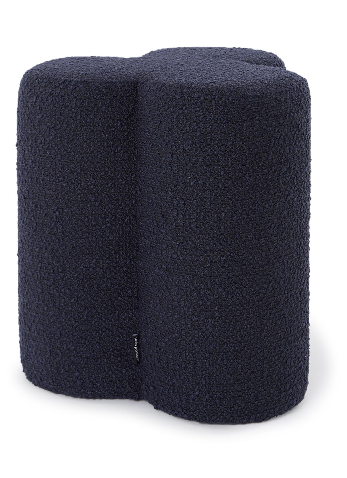 POLSPOTTEN Klaver kruk 45 cm - voorkant donkerblauw