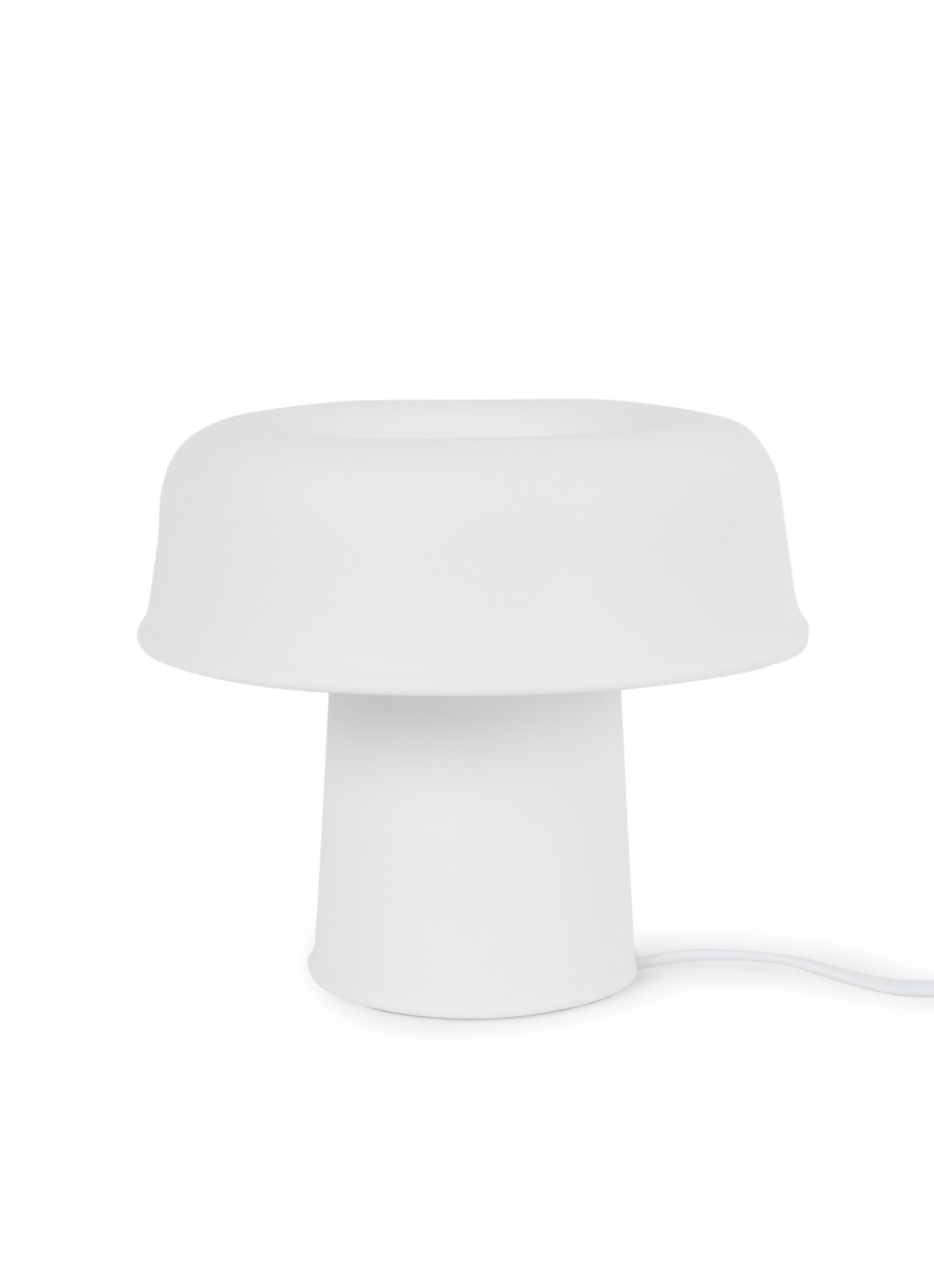 POLSPOTTEN Neox tafellamp  Ø21,3 cm  - voorkant wit