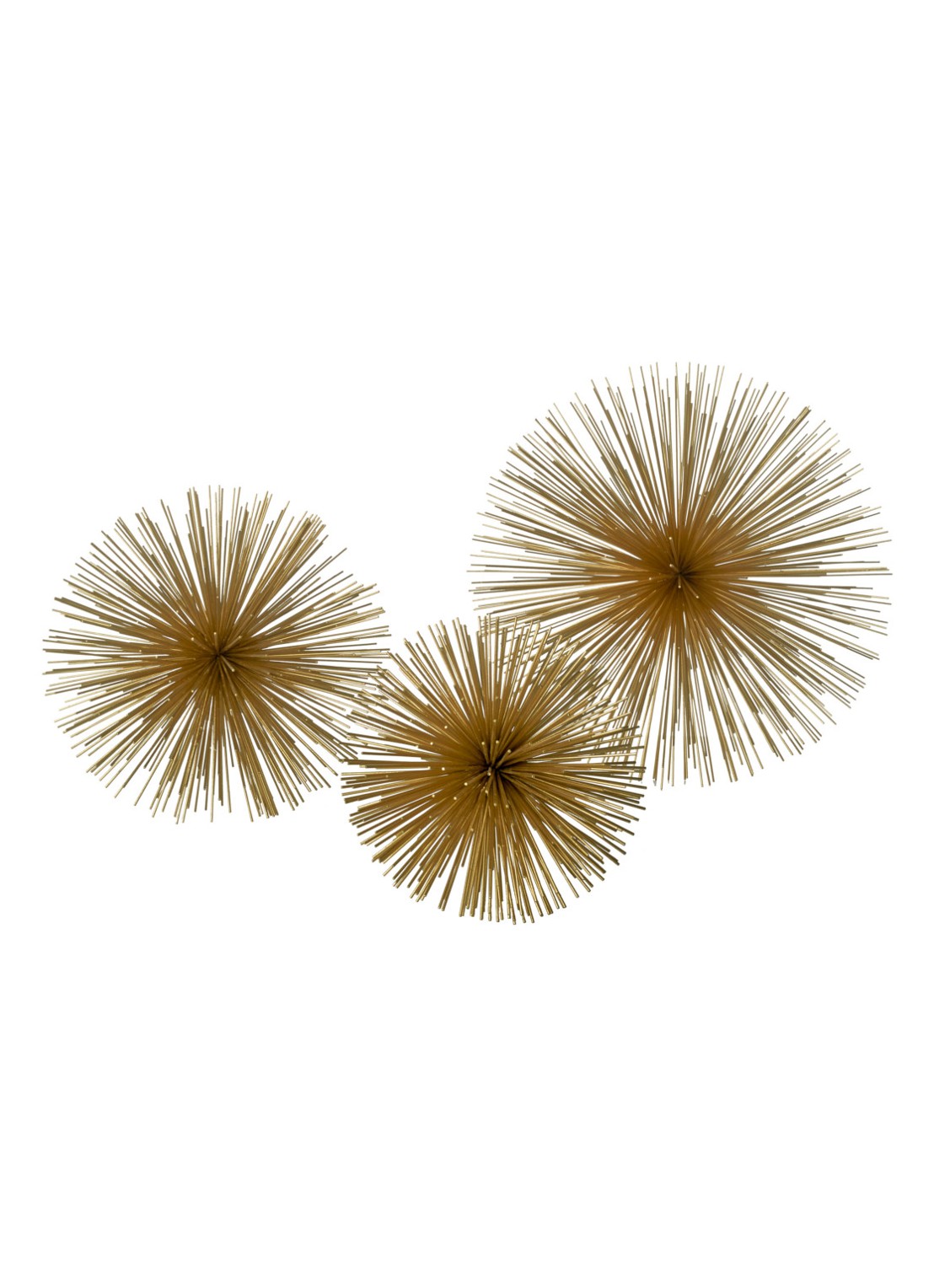 POLSPOTTEN Prickle Large decoratie van messing - detail 3 goud