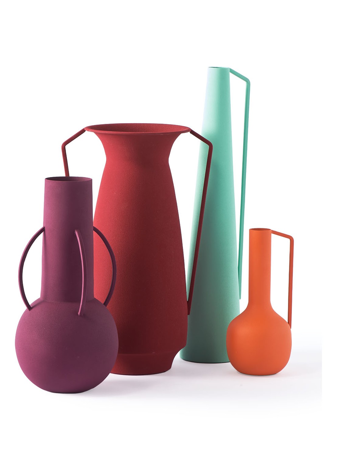 POLSPOTTEN Roman Evening vaas set van 4 - detail 4 multicolor