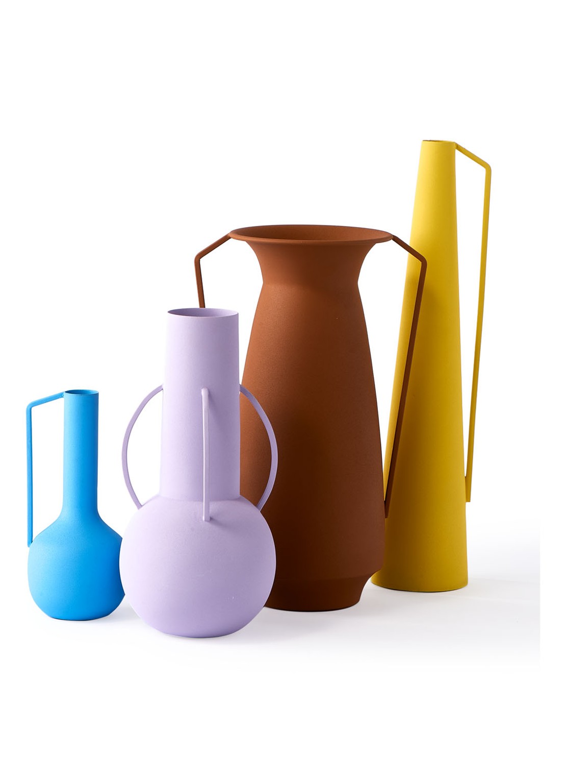 POLSPOTTEN Roman Morning vaas set van 4 - detail multicolor