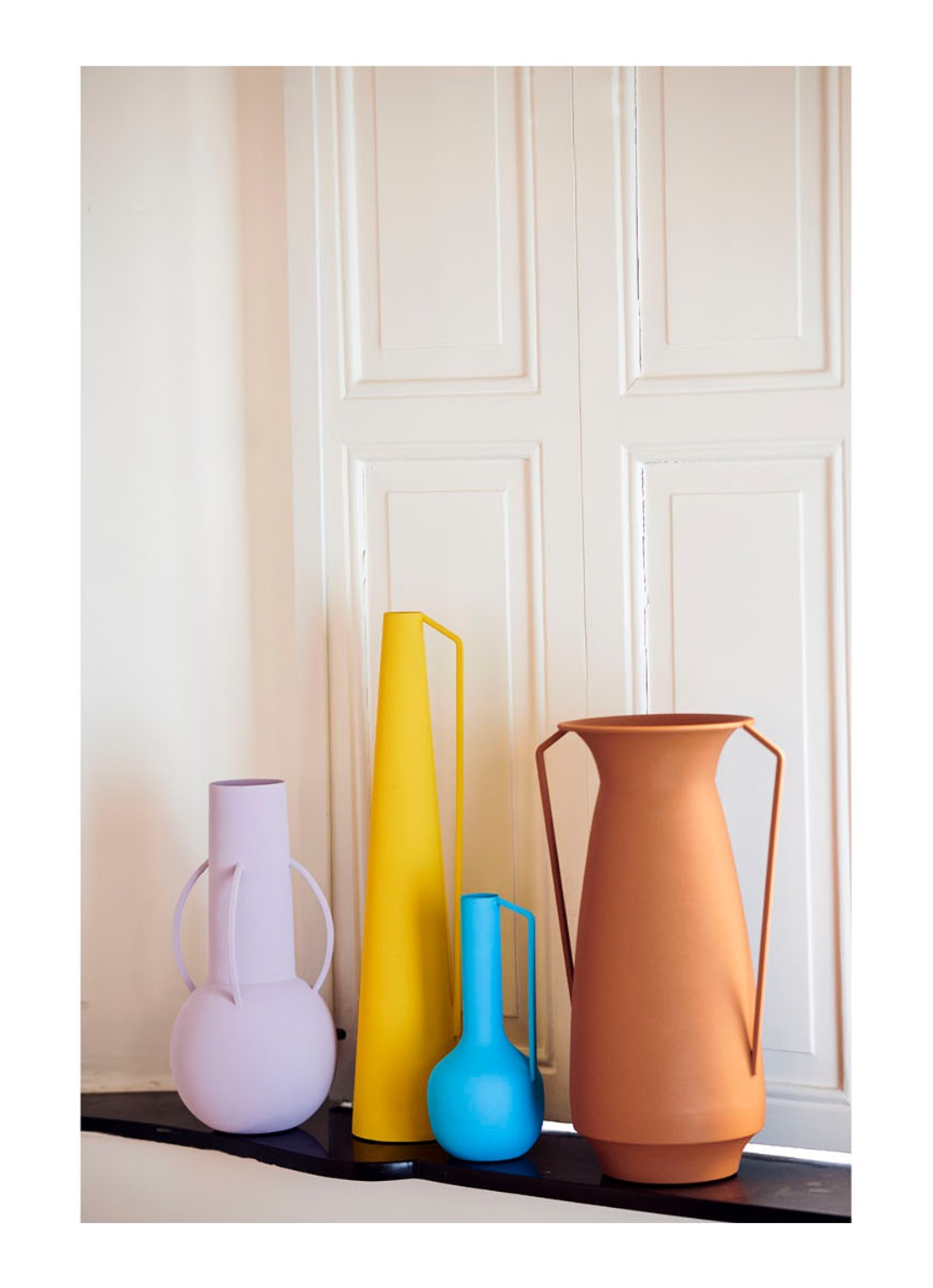 POLSPOTTEN Roman Morning vaas set van 4 - detail 4 multicolor