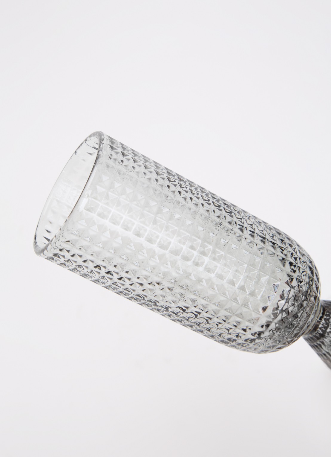 POLSPOTTEN Rooftop champagneglas 22 cl set van 4 - detail 3 lichtgrijs
