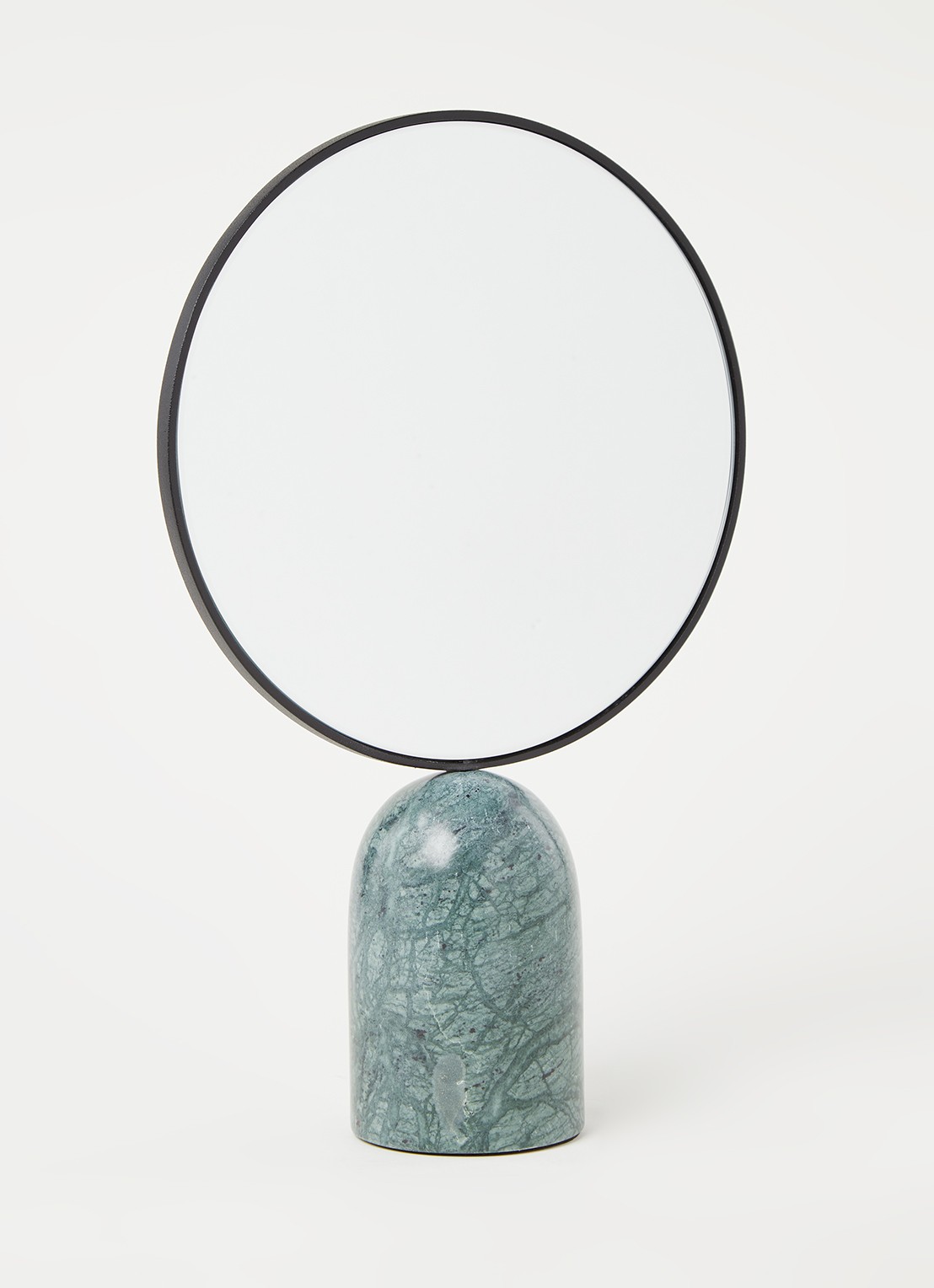 POLSPOTTEN Round marble green tafelspiegel - voorkant 3 groen