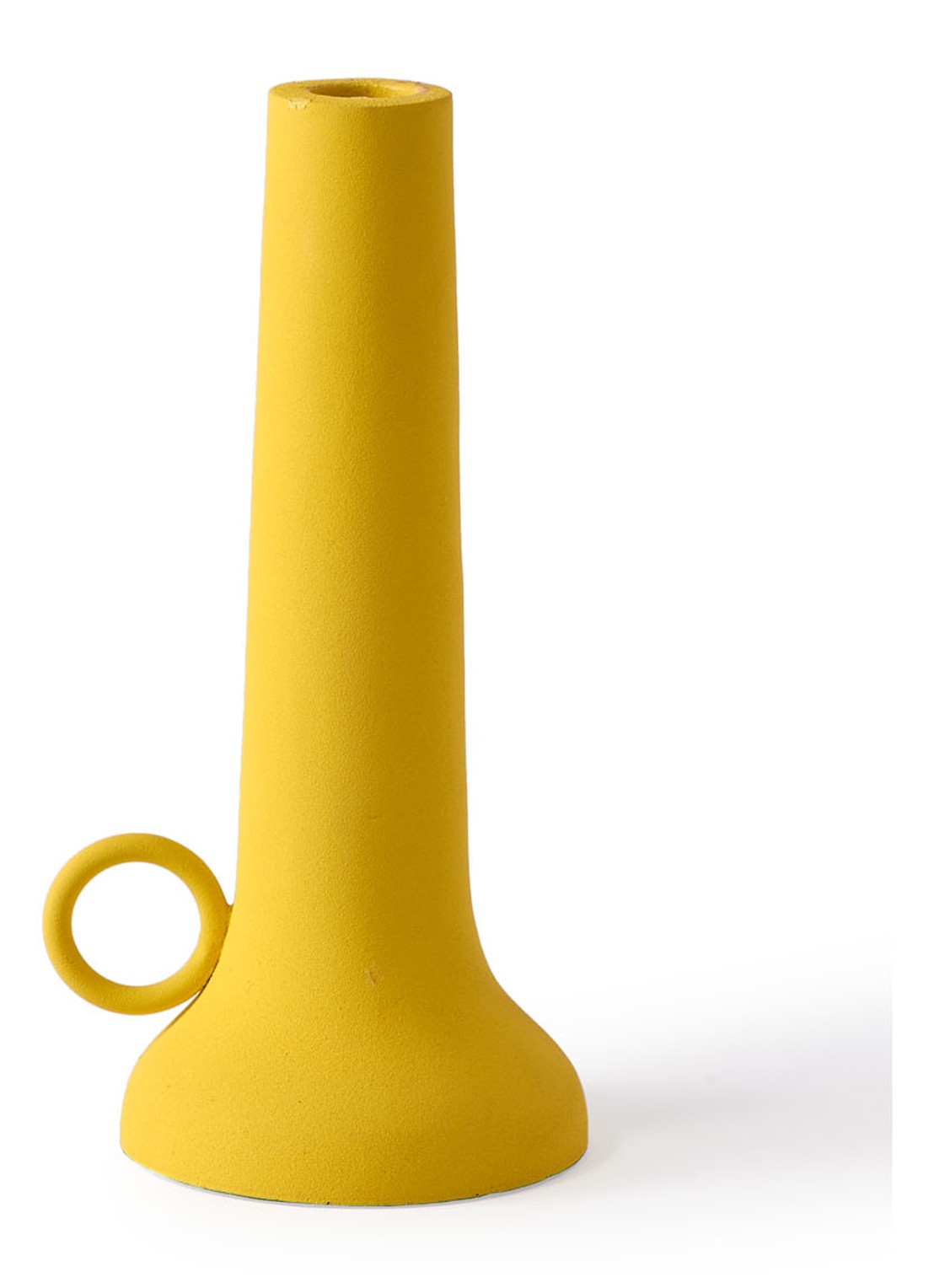 POLSPOTTEN Spartan kandelaar S 22 cm - detail 4 geel