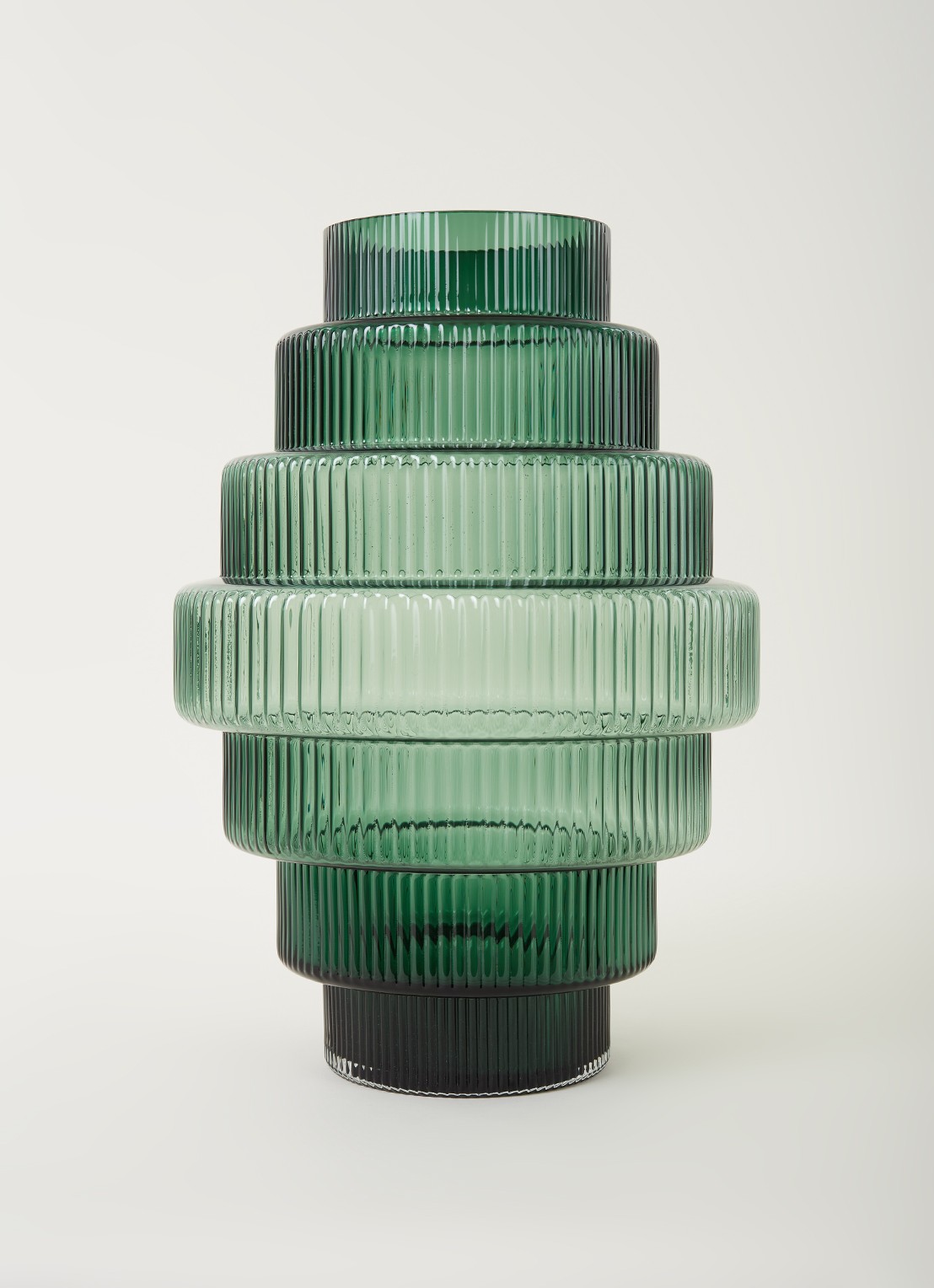 POLSPOTTEN Steps vaas 53 cm - voorkant 2 groen