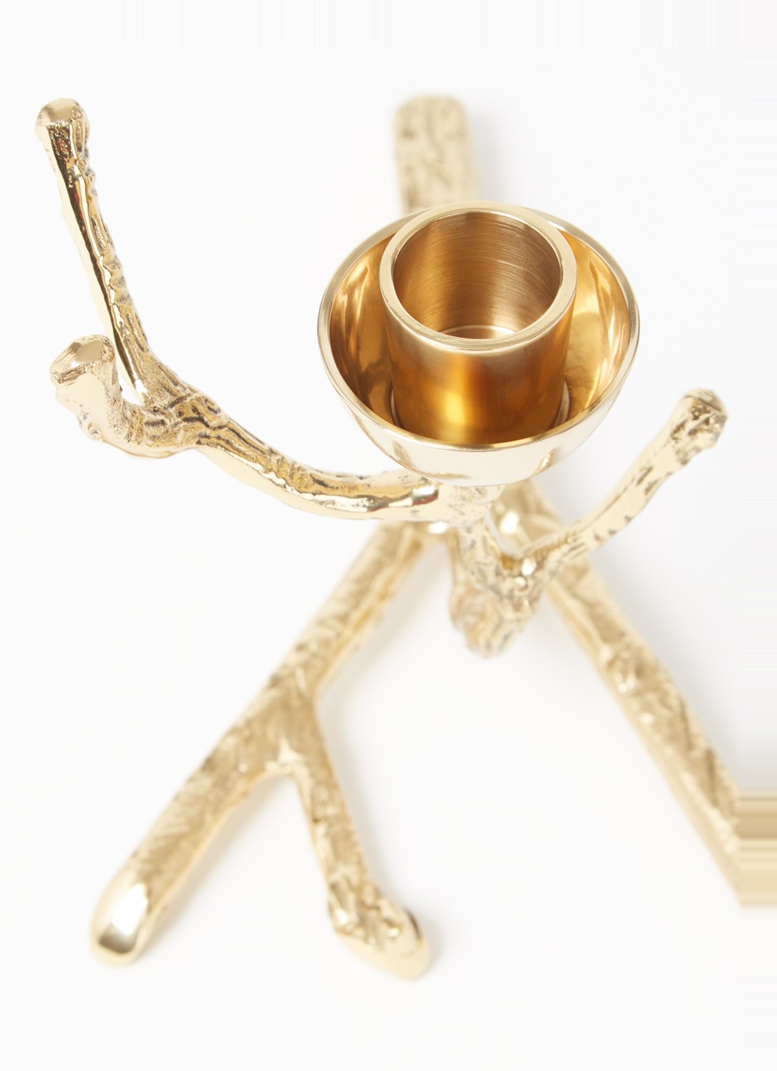 POLSPOTTEN Twiggy kandelaar XS 14 cm - detail 3 goud