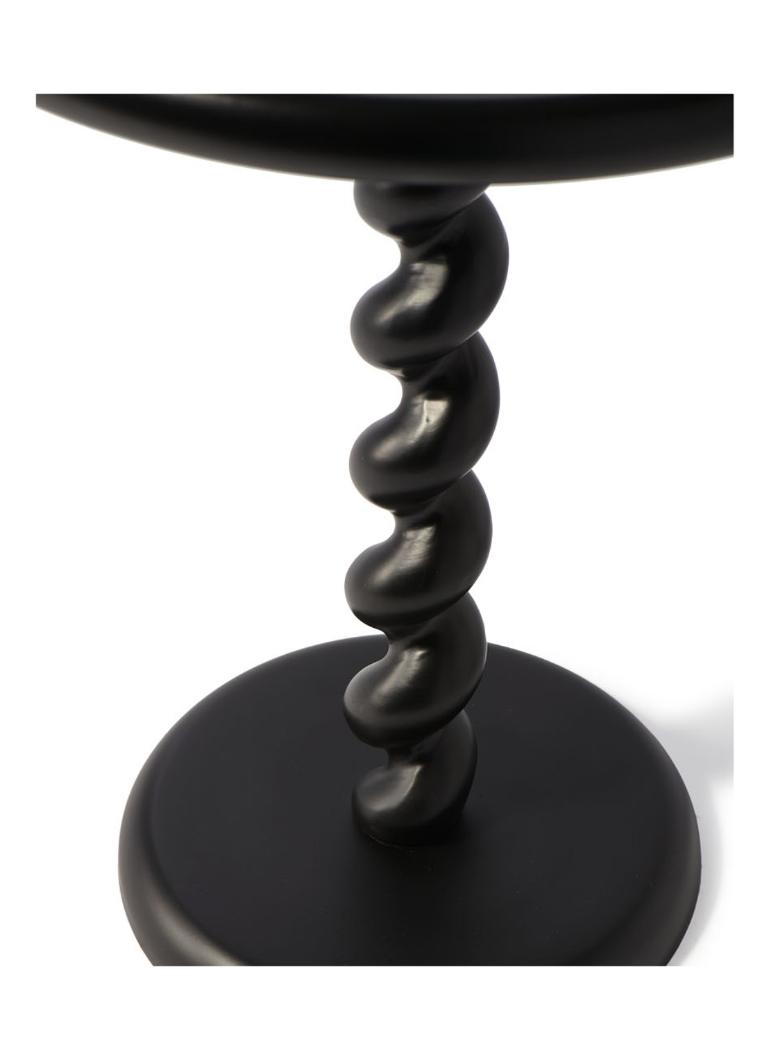 POLSPOTTEN Twister bijzettafel 56 cm - detail 5 zwart