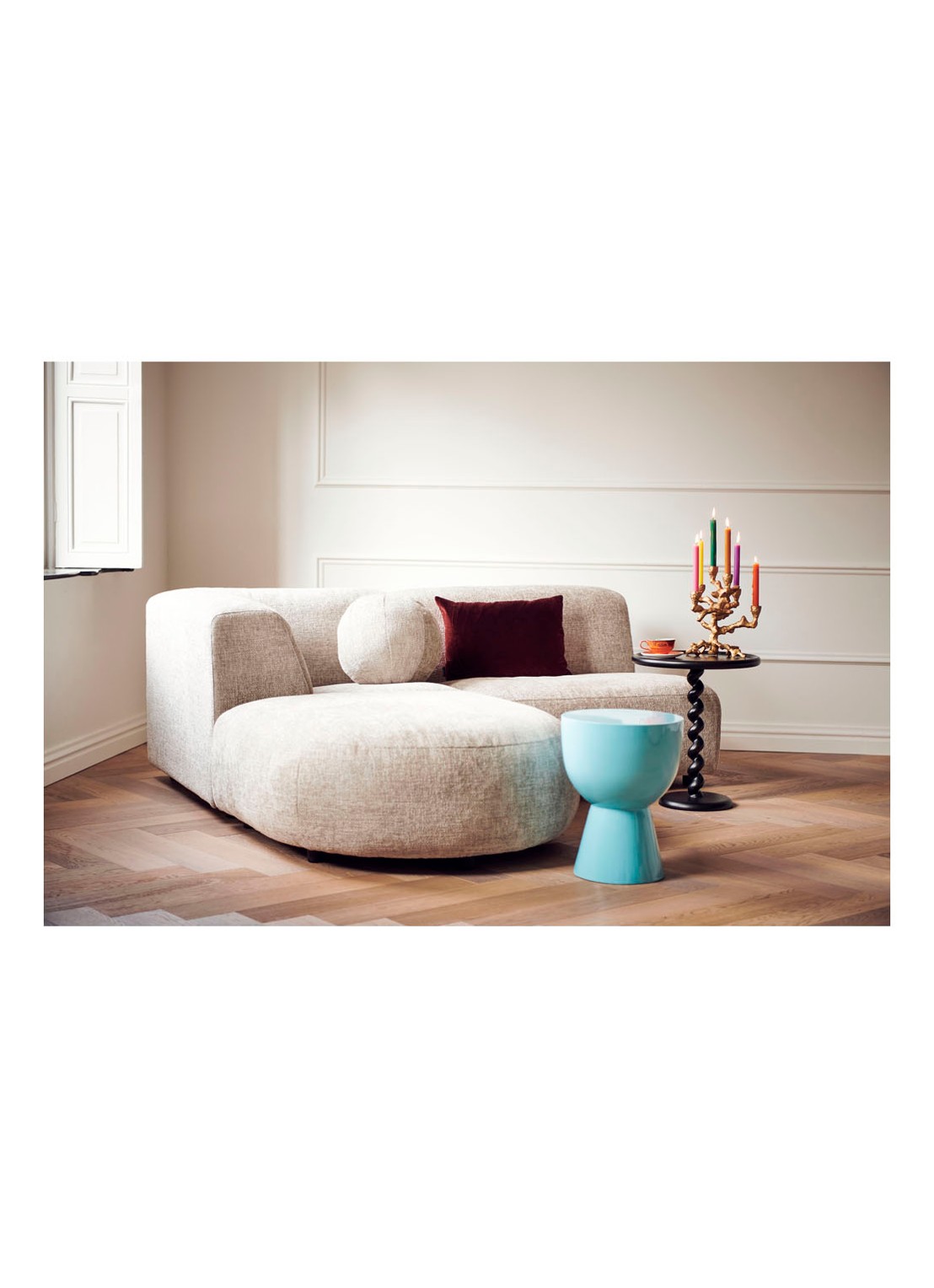 POLSPOTTEN Twister bijzettafel 56 cm - detail 6 zwart