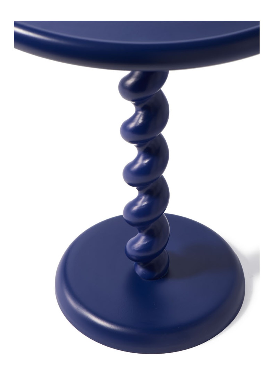 POLSPOTTEN Twister bijzettafel 56 cm - detail 2 donkerblauw