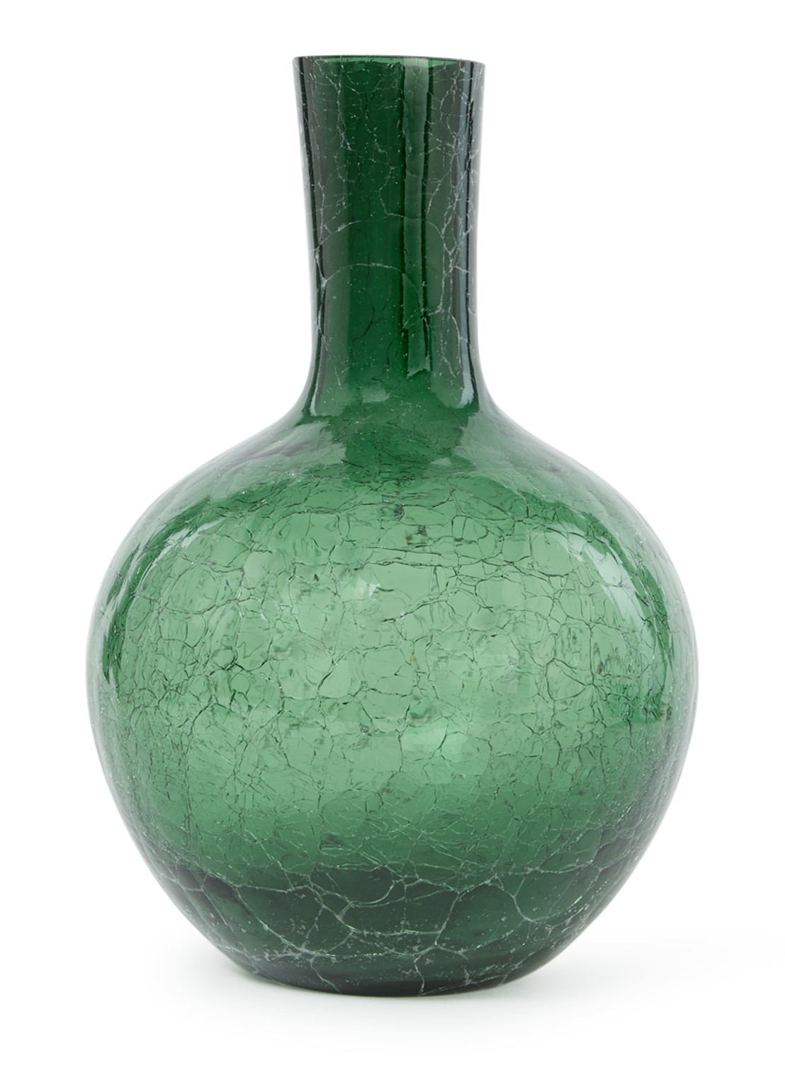 POLSPOTTEN Vaas 32 cm - voorkant groen