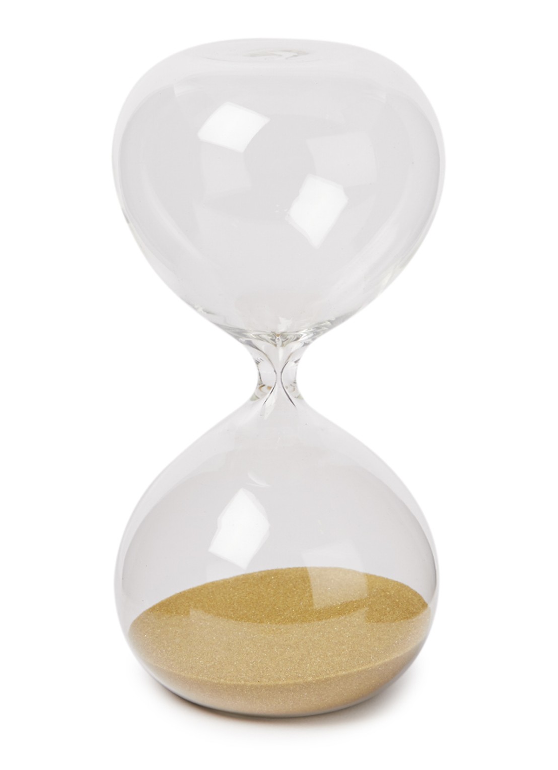 POLSPOTTEN Zandloper S 20 cm - voorkant goud