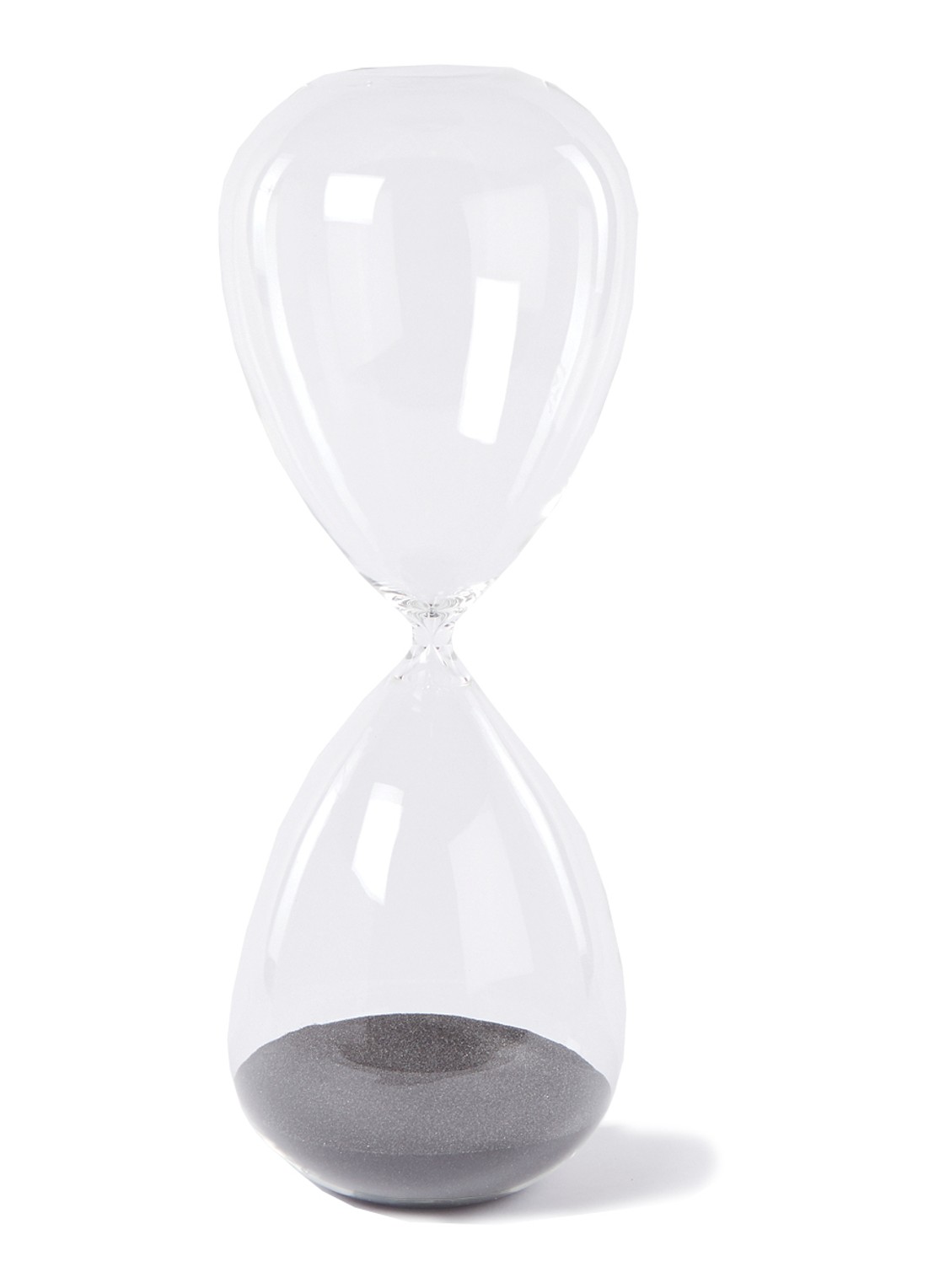 POLSPOTTEN Zandloper XL 55 cm - voorkant 2 zwart