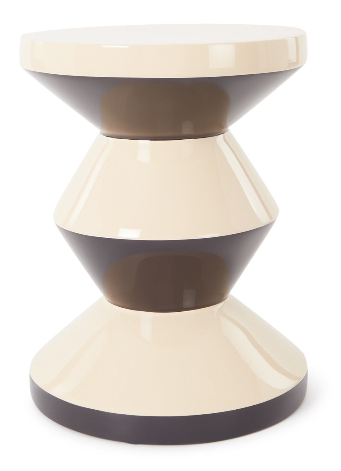 POLSPOTTEN Zig Zag kruk 46 cm - voorkant undefined