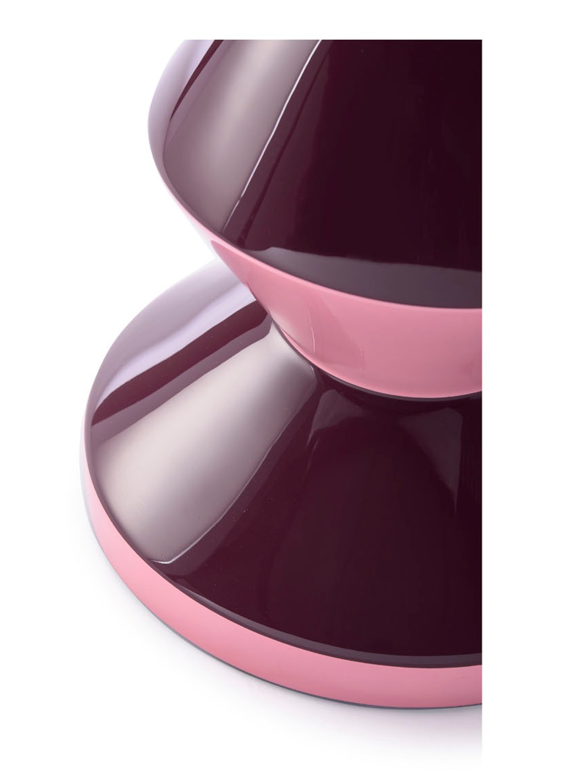 POLSPOTTEN Zig Zag kruk 46 cm - detail 4 roze
