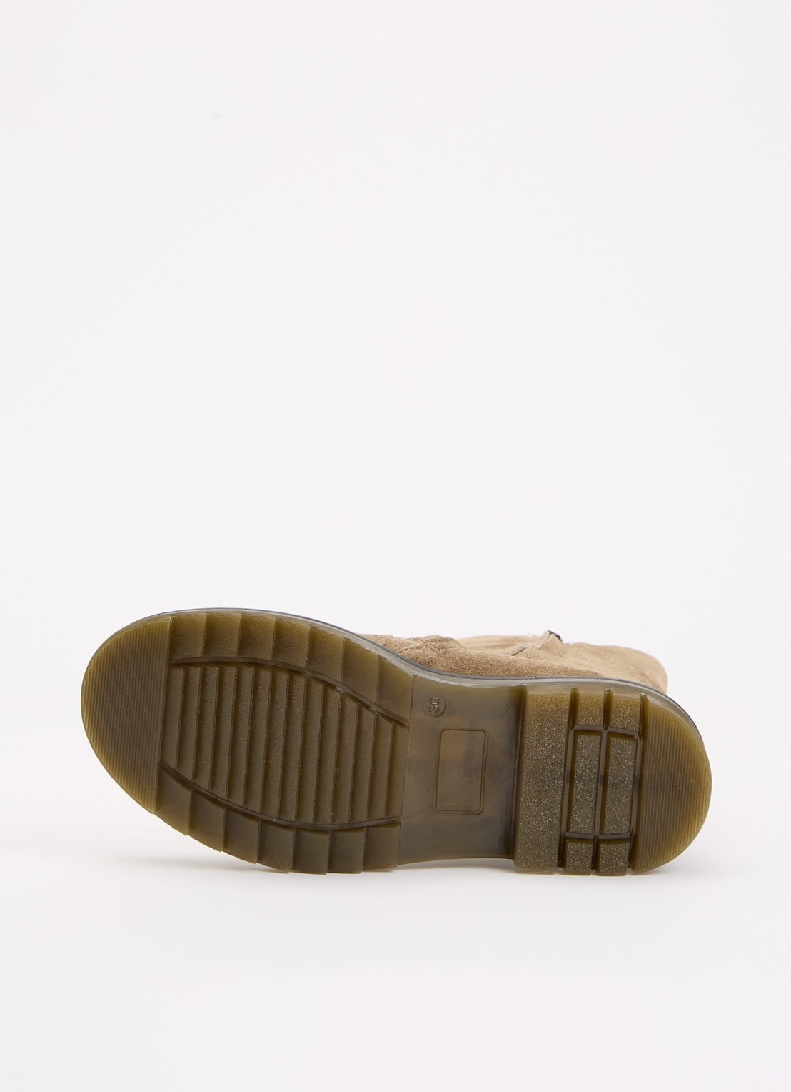 Pom d'Api Sid Mid laars van suède - detail taupe