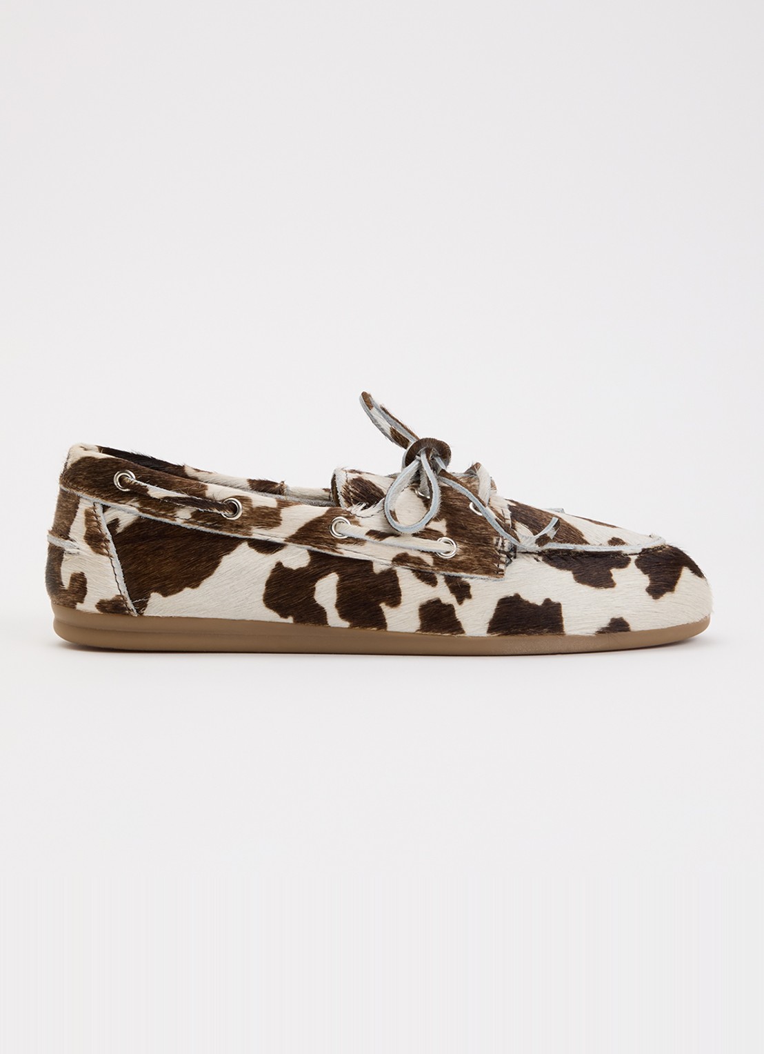 Posa Bootschoen met print - voorkant 4 creme