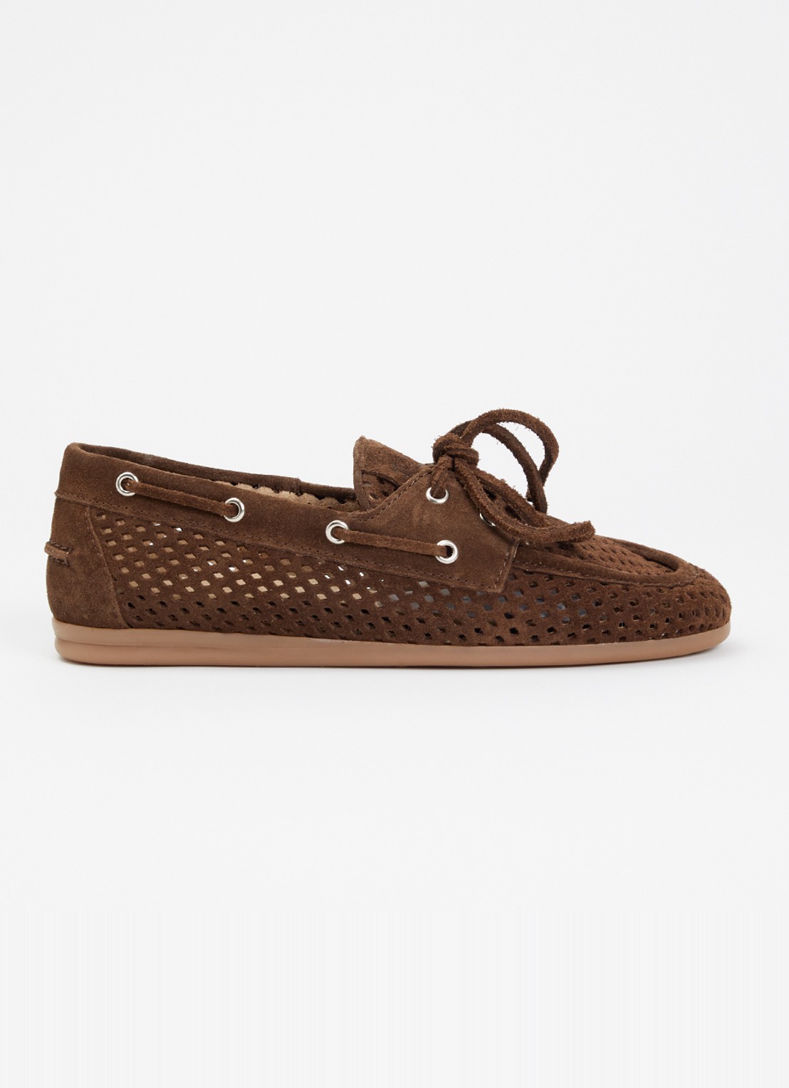 Posa Bootschoen van suède - voorkant bruin