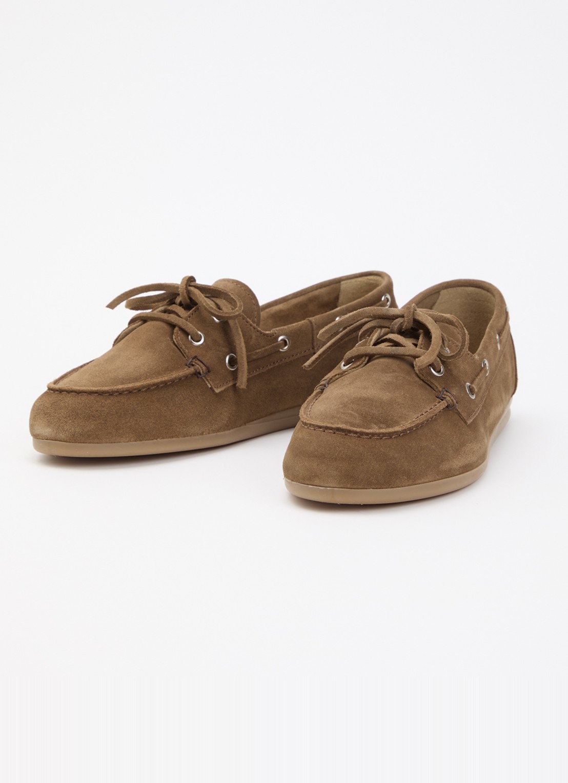 Posa Bootschoen van suède - detail taupe