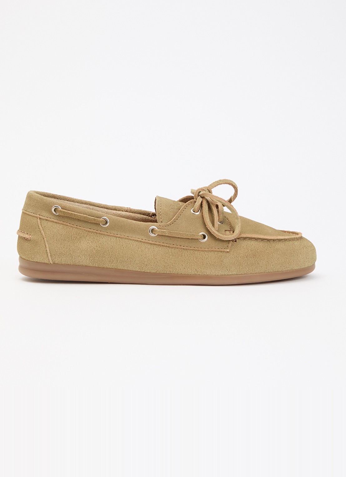 Posa Bootschoen van suède - voorkant 2 beige