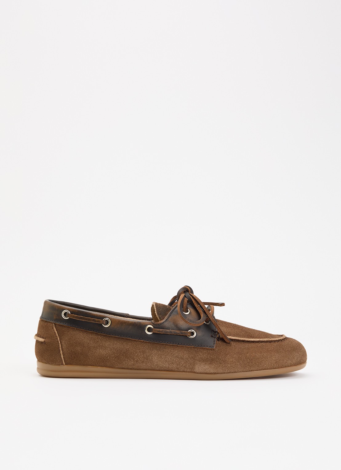 Posa Bootschoen van suède - voorkant bruin