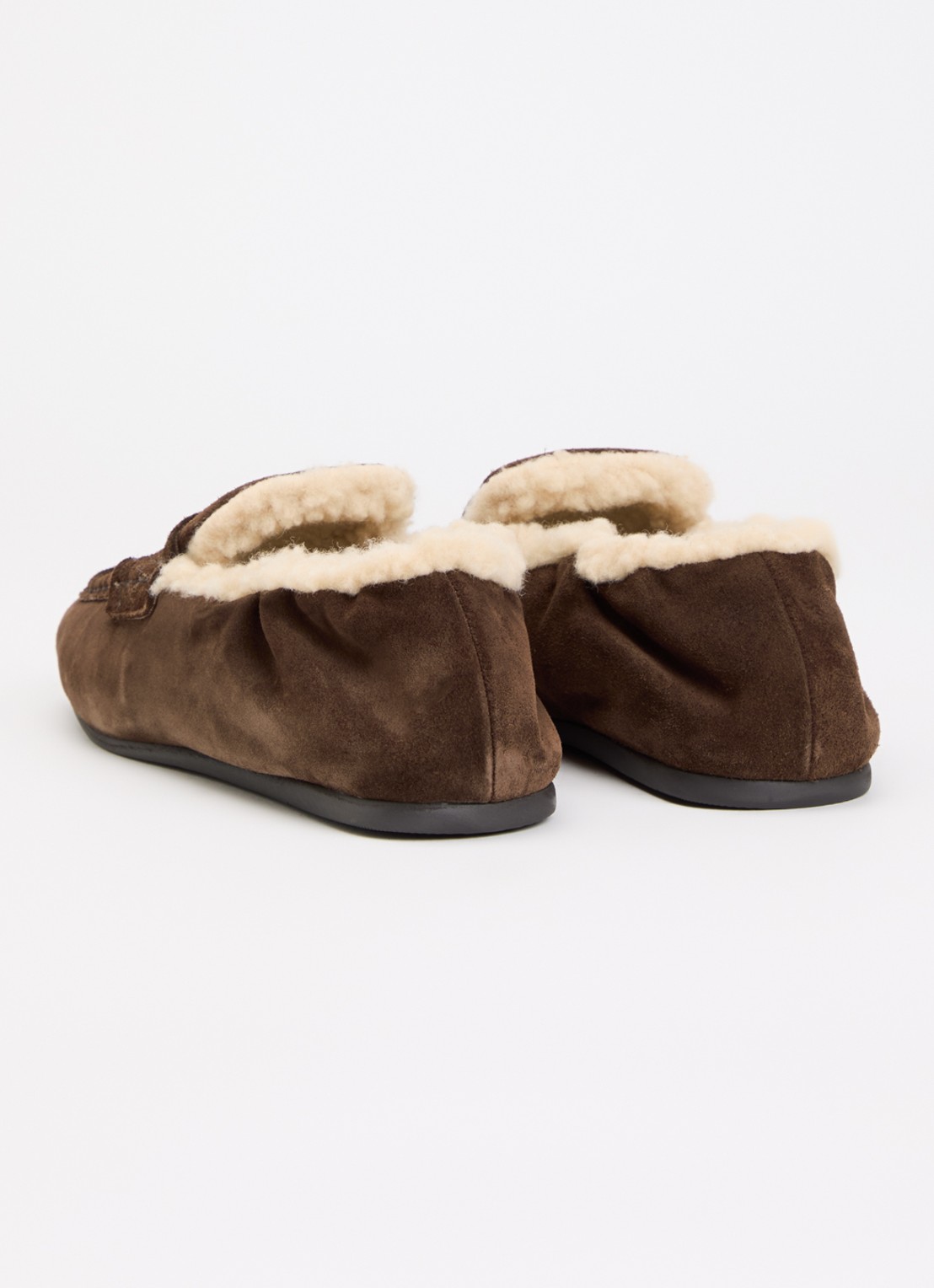 Posa Loafer van suède - achterkant 5 bruin
