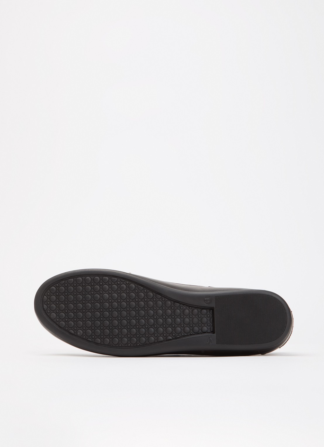 Posa Mocassin van leer met details van imitatiebont - detail 5 donkerbruin