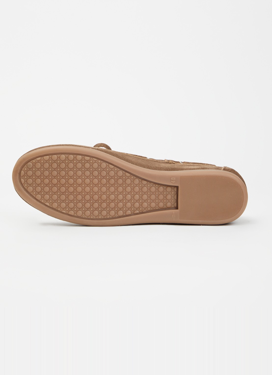 Posa Mocassin van suède - detail 4 donkerbruin