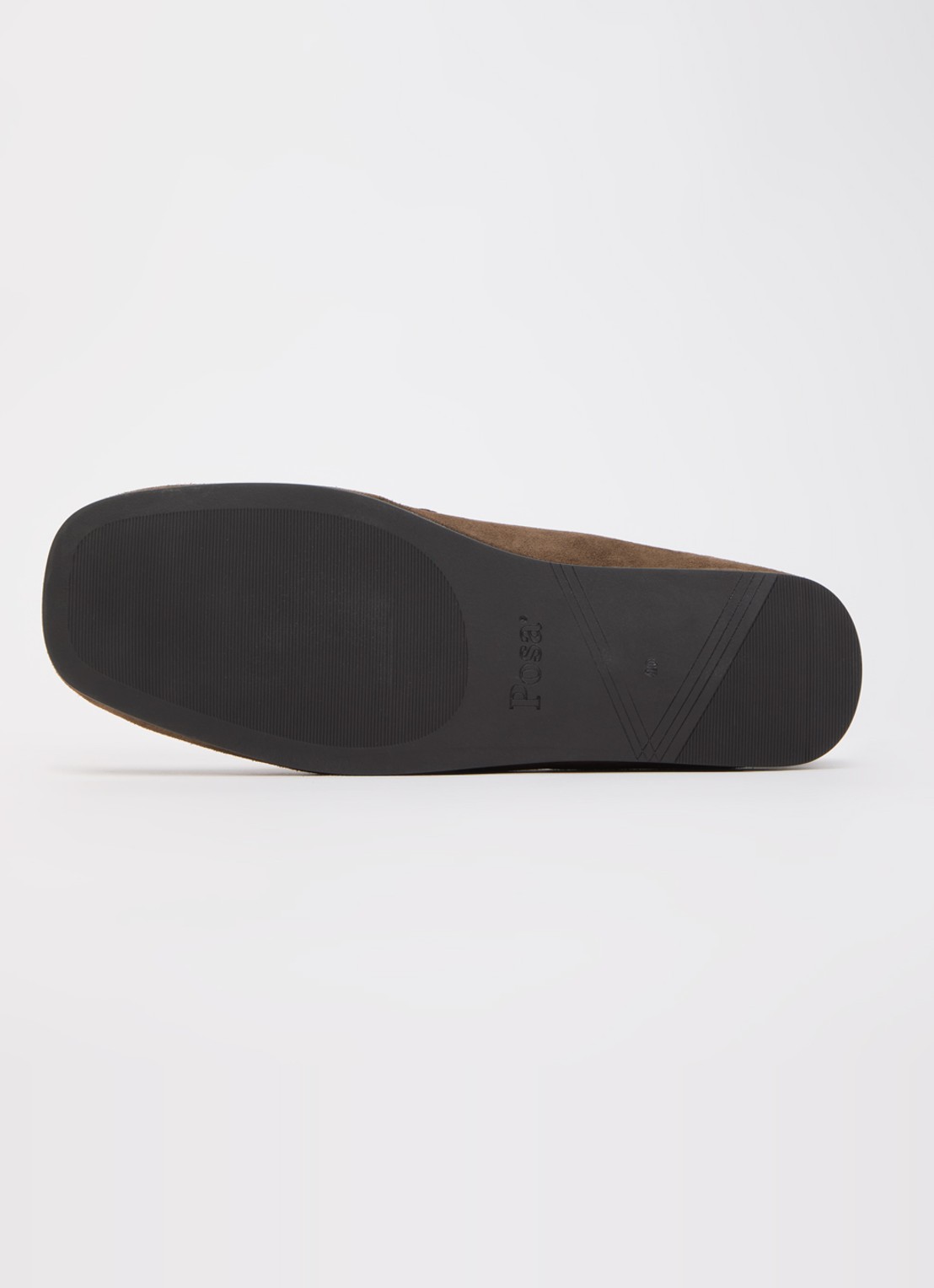 Posa Penny loafer van suède - detail 3 bruin