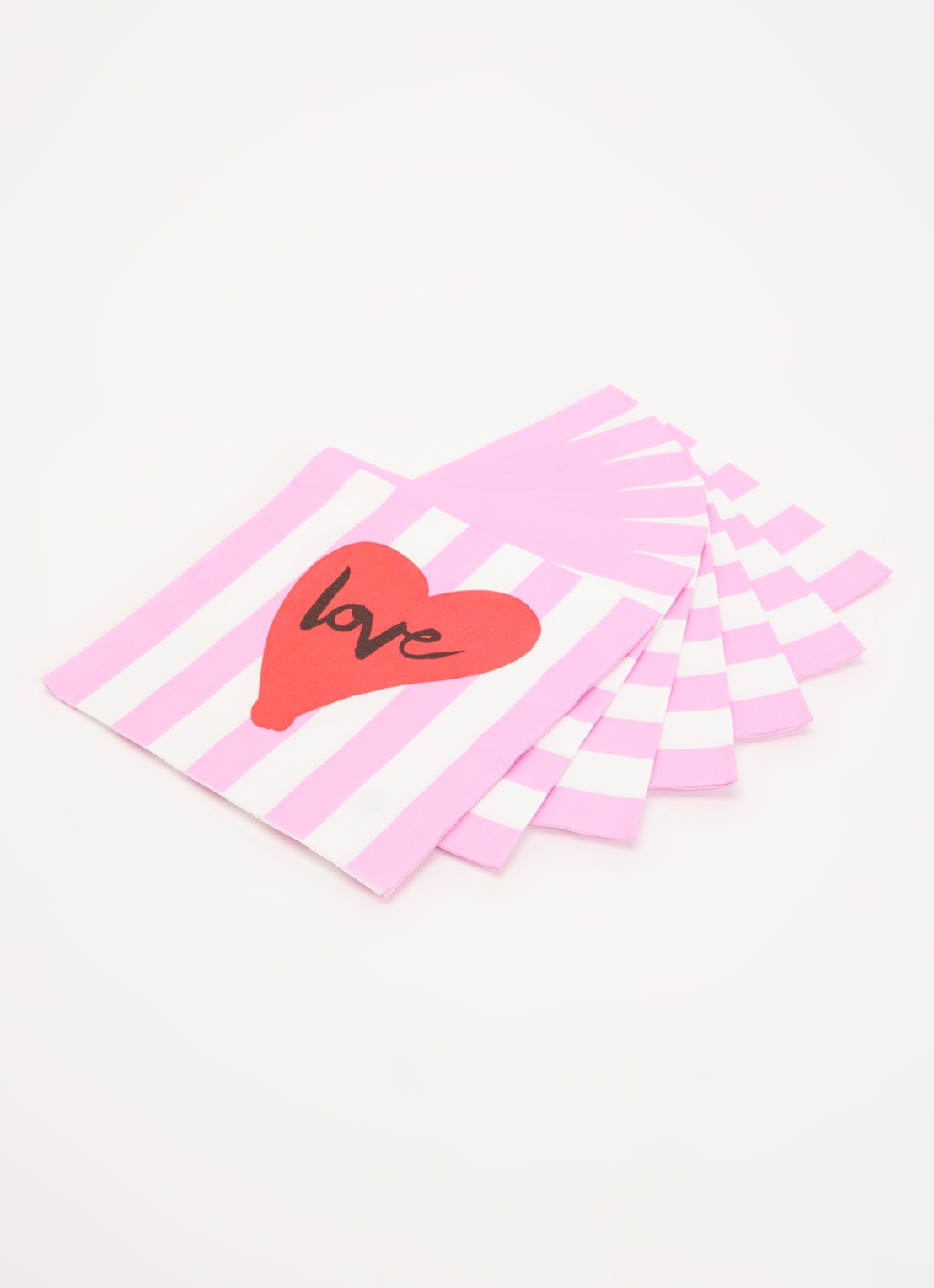ppd Format Love servetten 33 x 33 cm - voorkant 2 roze