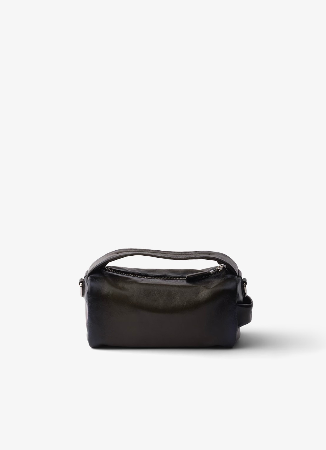 Prada Antiqued handtas van kalfsleer - achterkant 7 legergroen