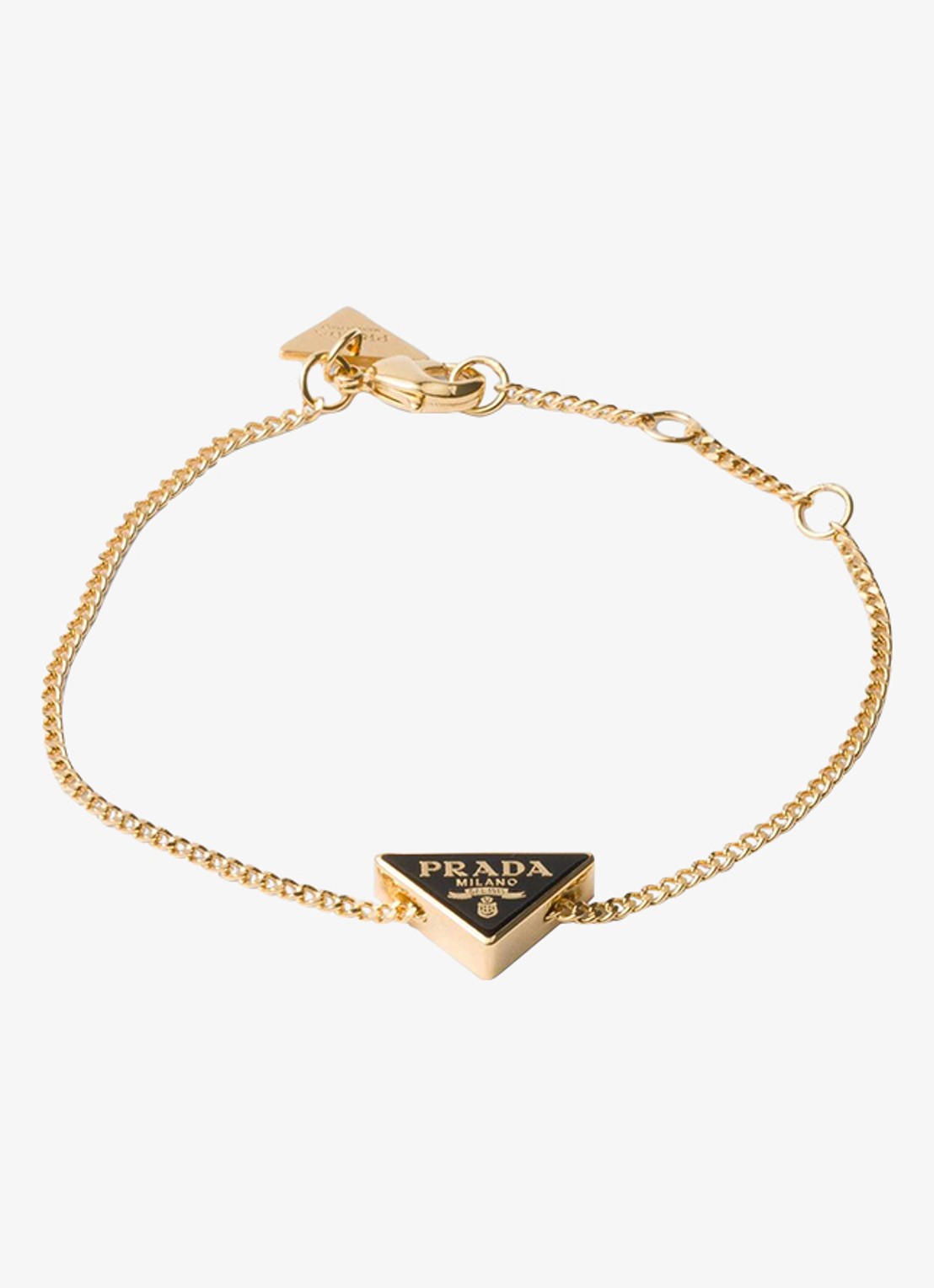 Prada Armband met logo - voorkant goud