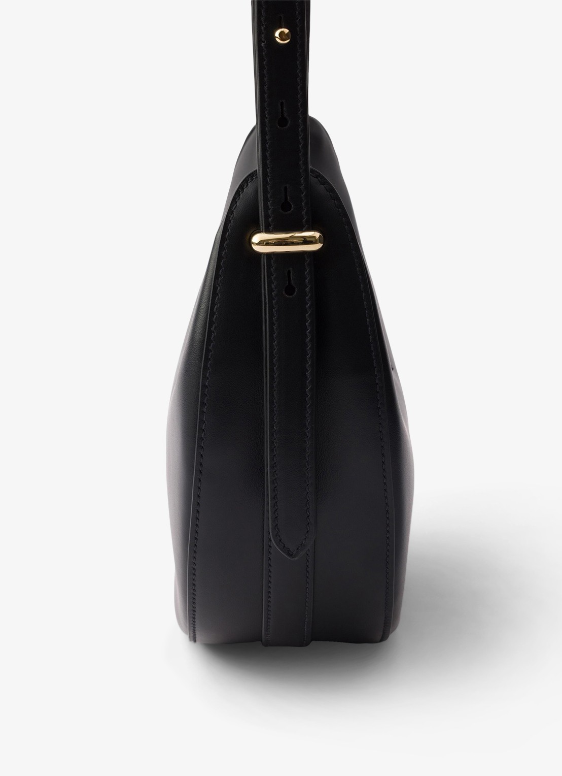 Prada Arqué Small schoudertas van kalfsleer - detail 4 zwart